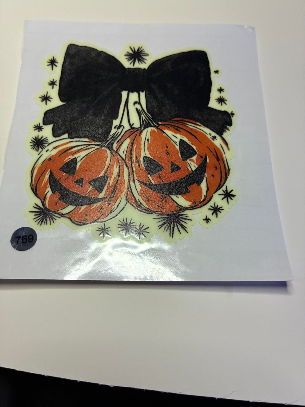 Jack o latern cherry glow in dark 769