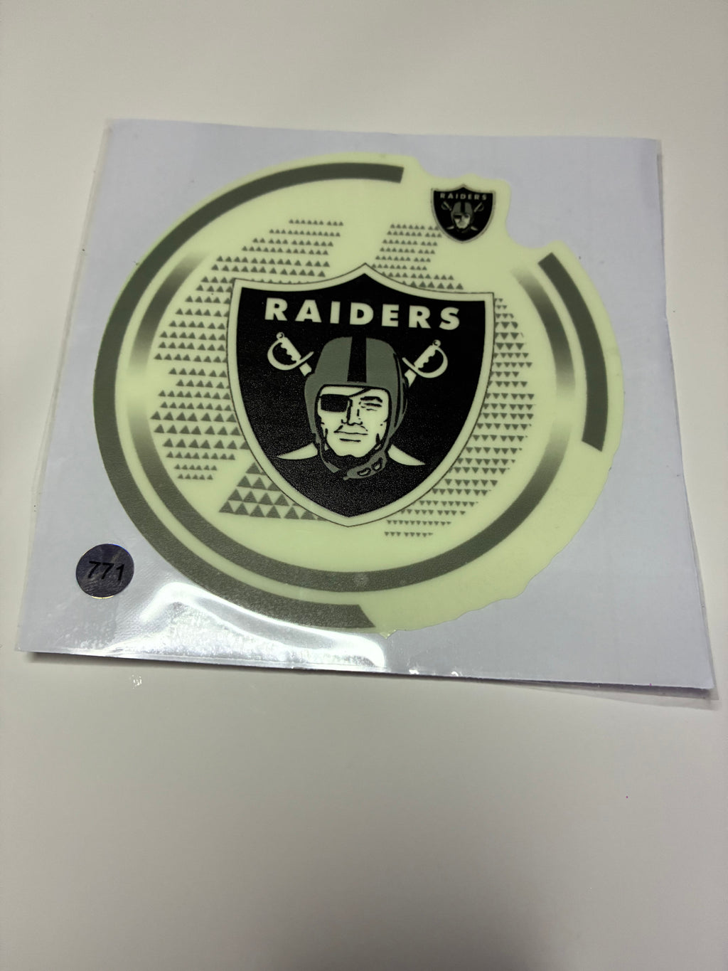 Raider decal glow in dark 771
