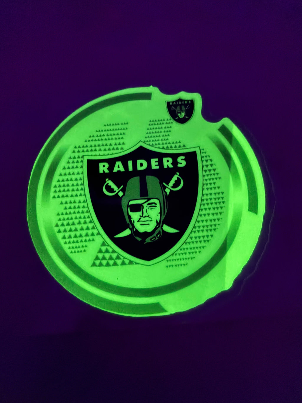 Raider decal glow in dark 771