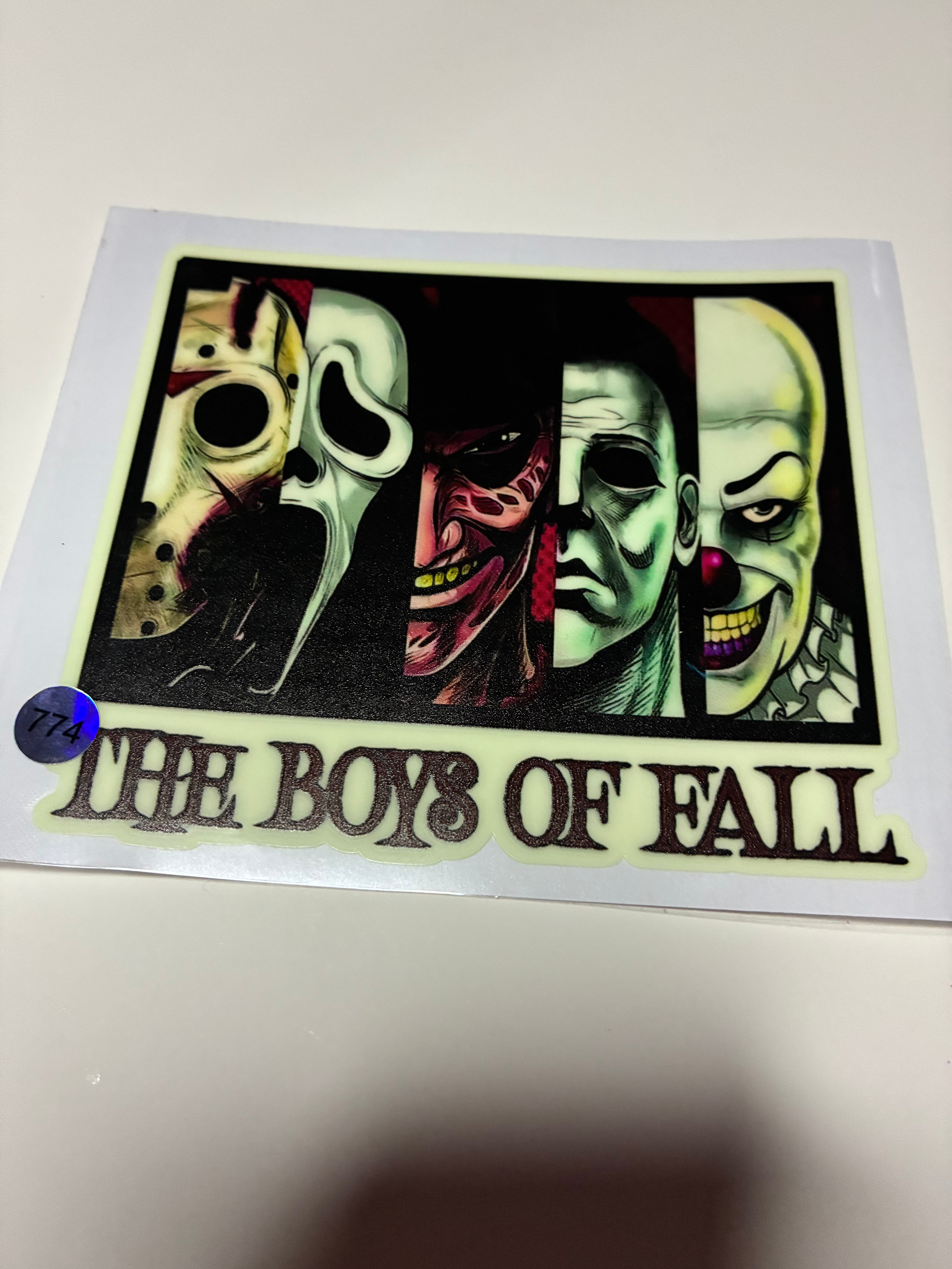 Boy of fall killers 774 glow in dark