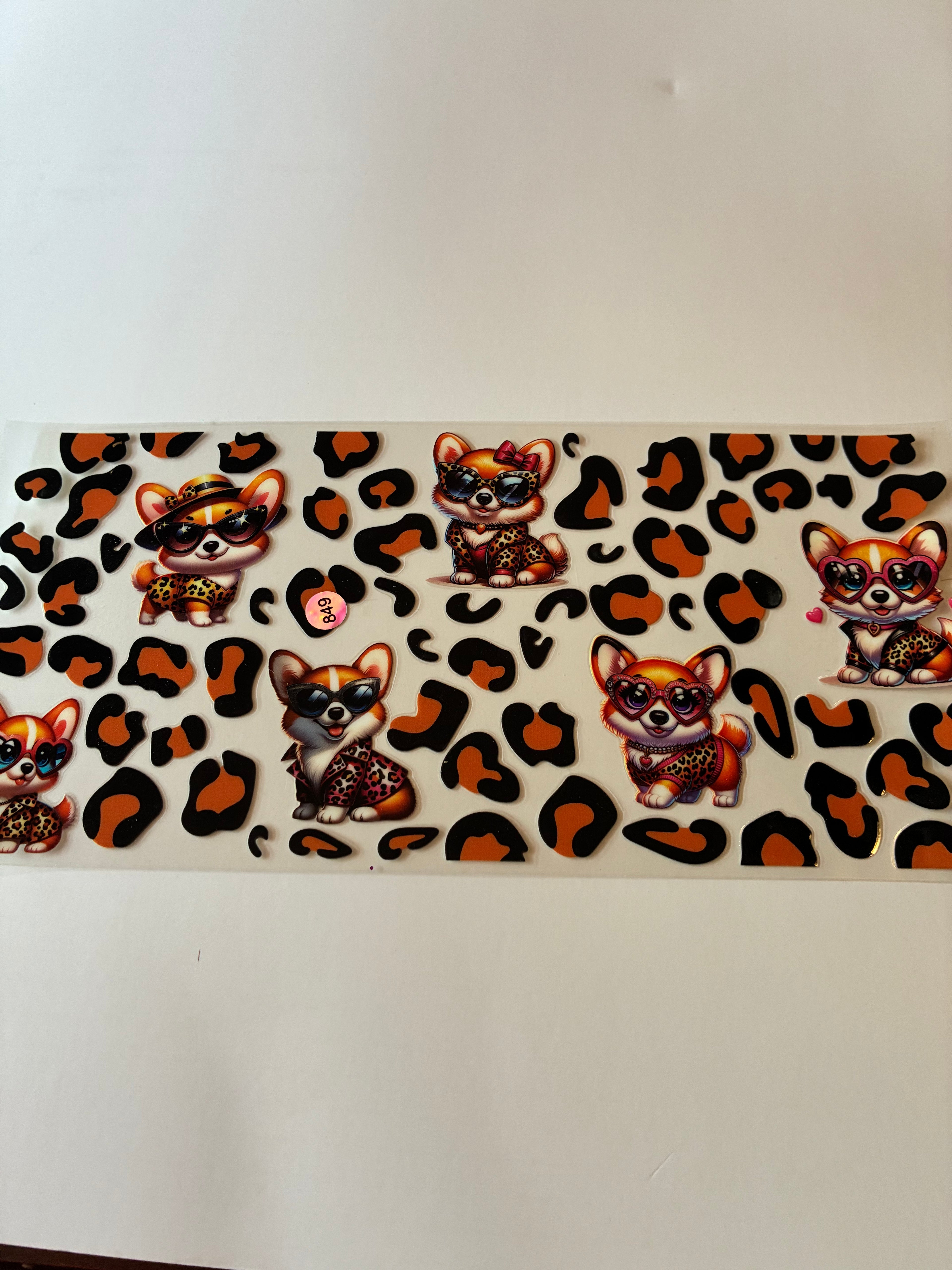 Corgi animal print 849