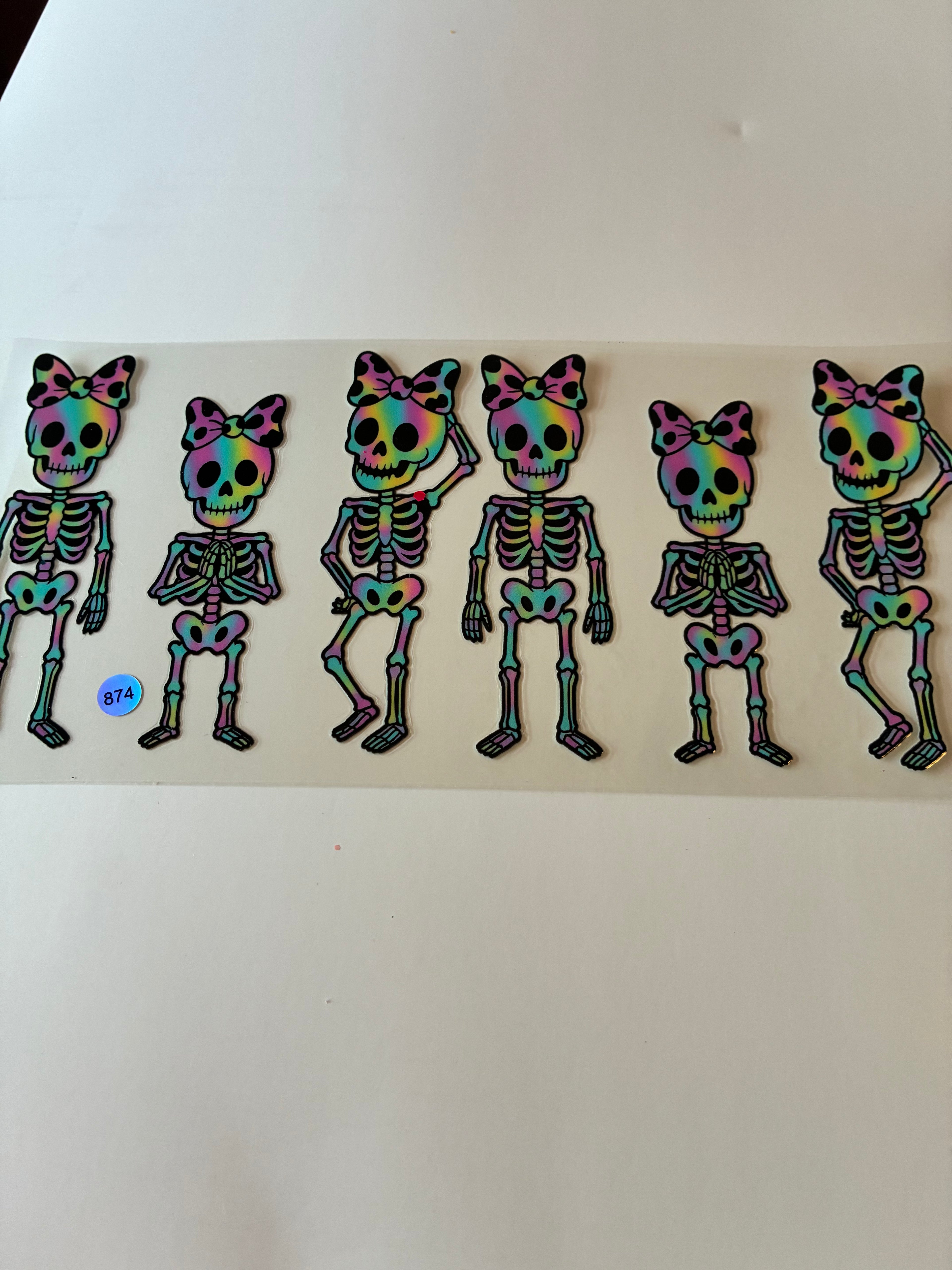 Skeleton rainbow 874
