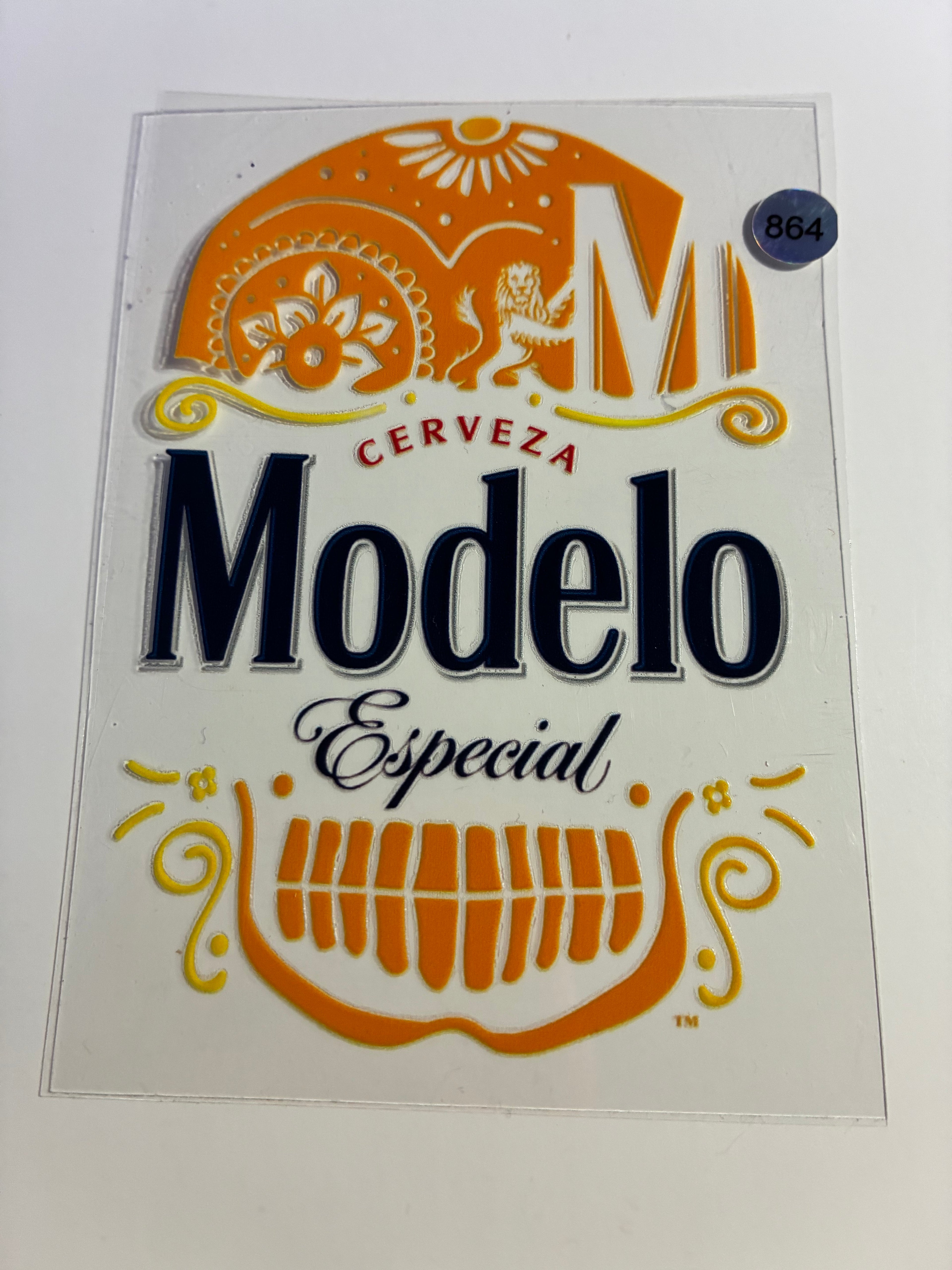 Model 864 decal