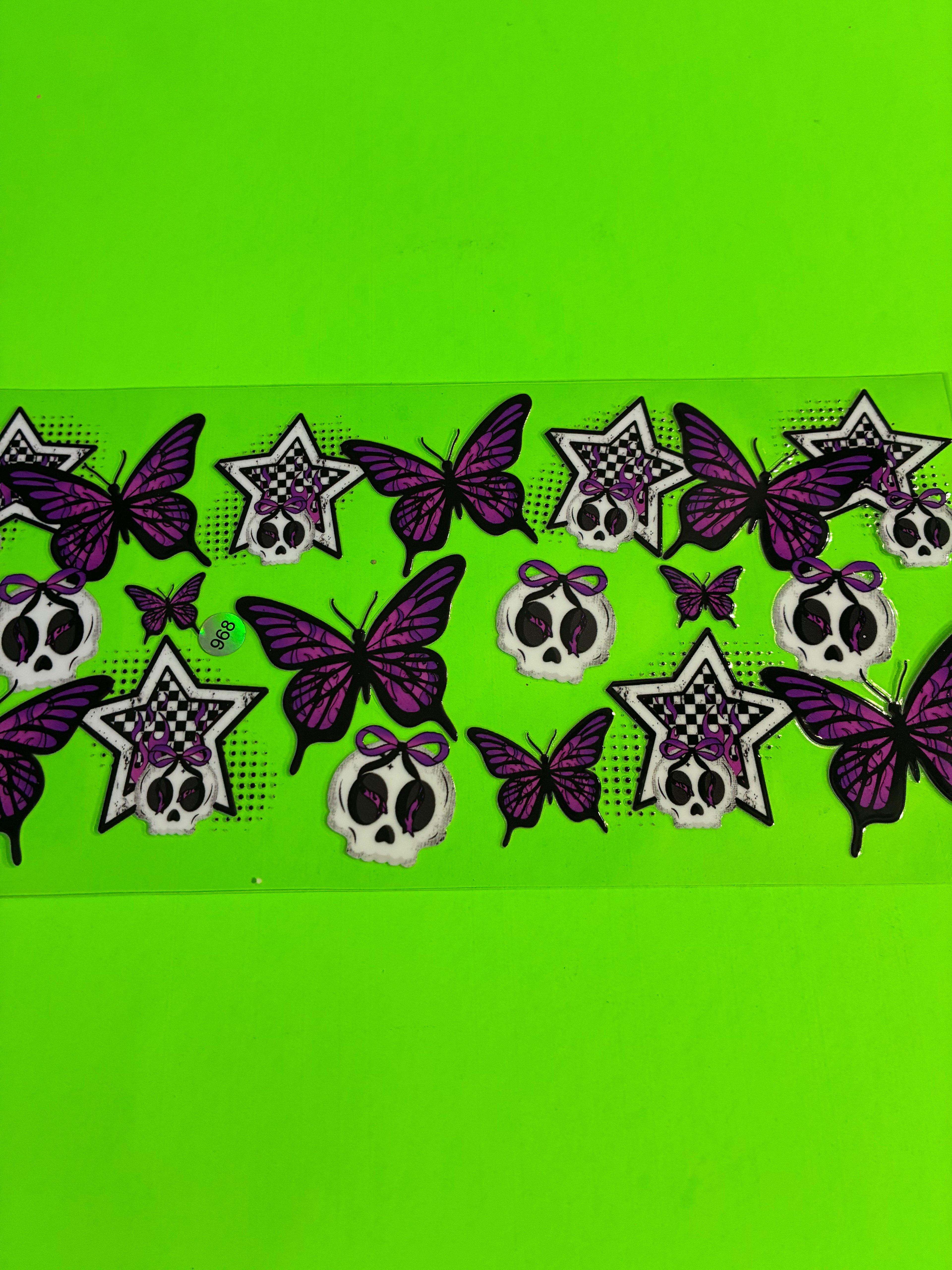 Butterfly skull 968