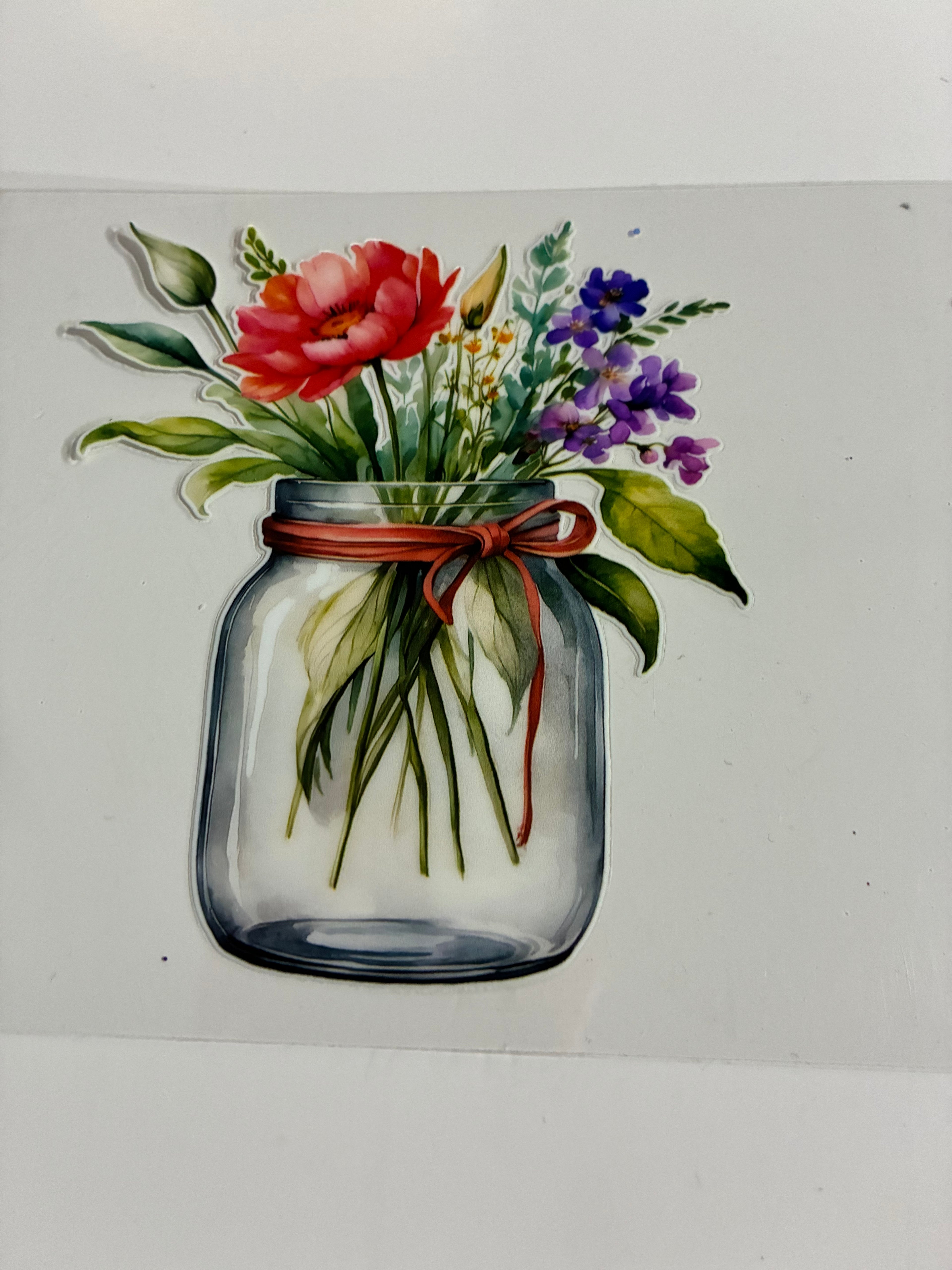 Mason jar flowers 1028