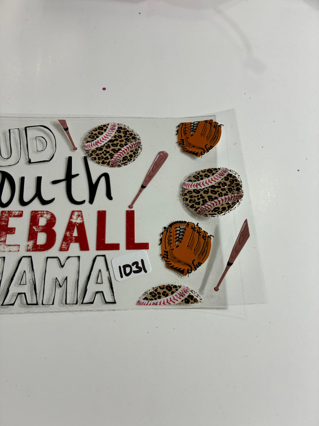 Loud mouth baseball mom 1031