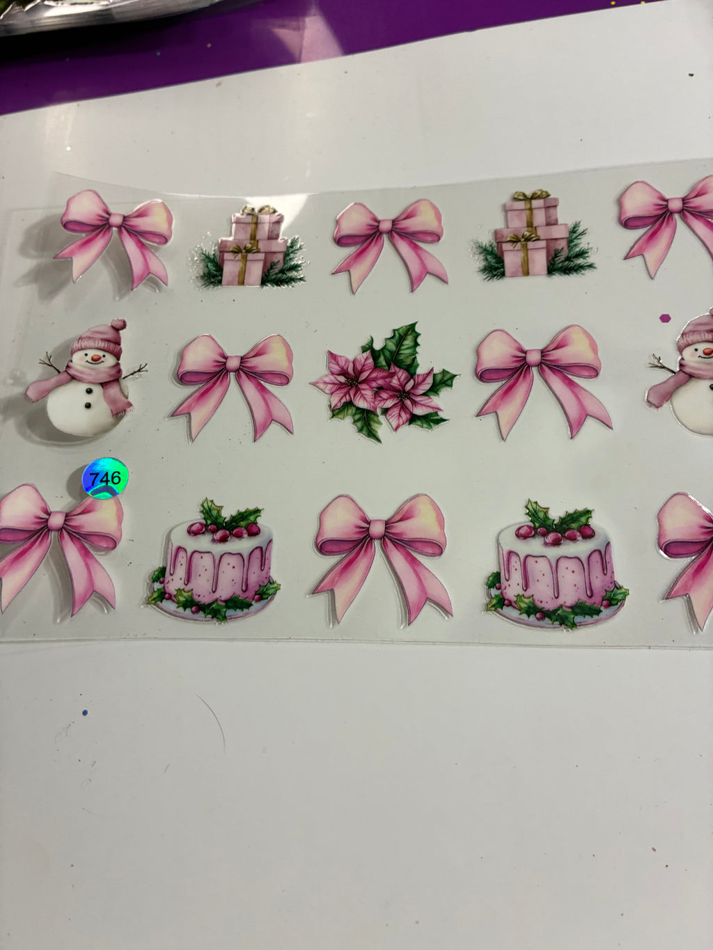 Christmas cake snowman 1042