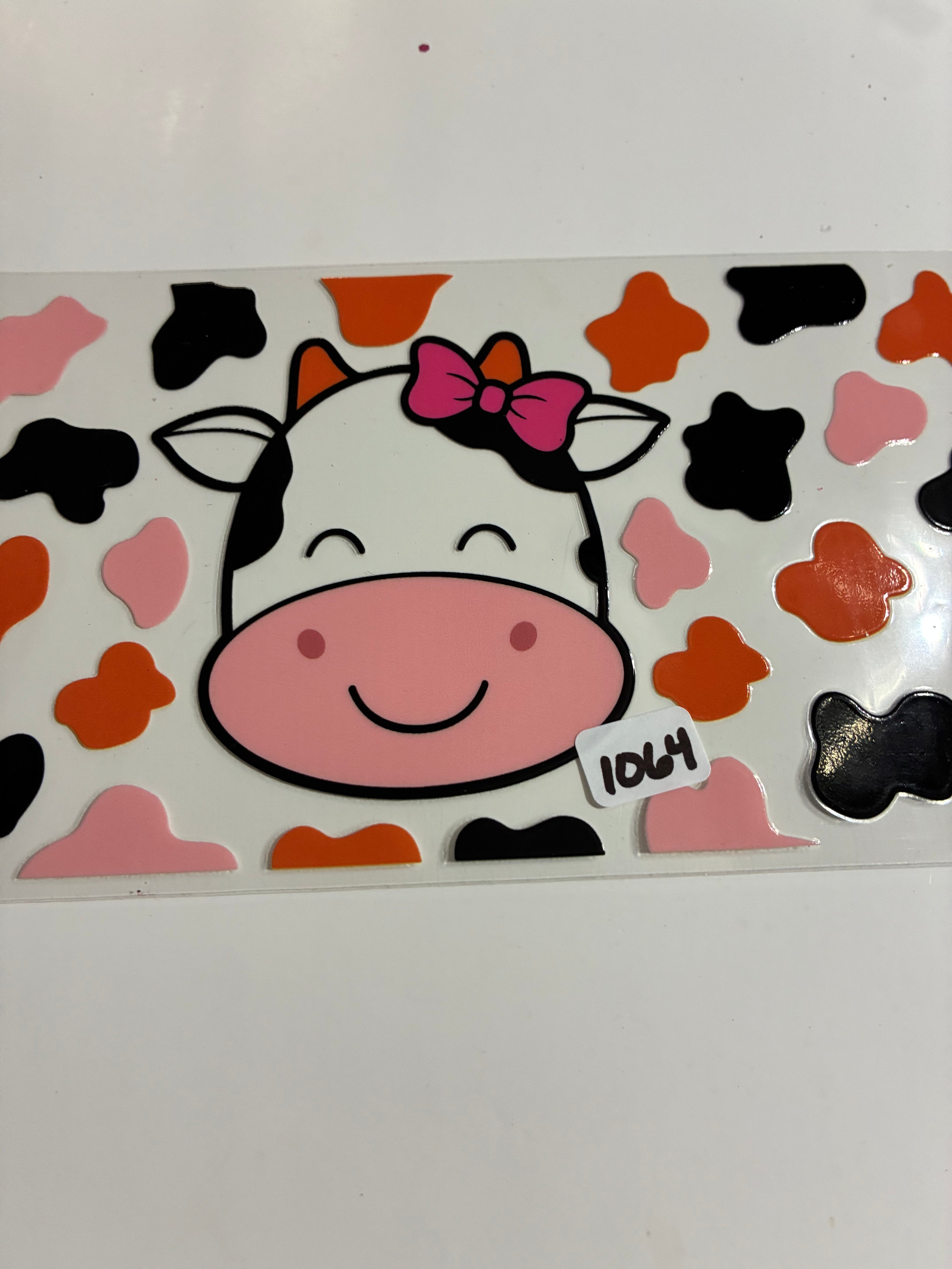 Cow with pink brown 1064