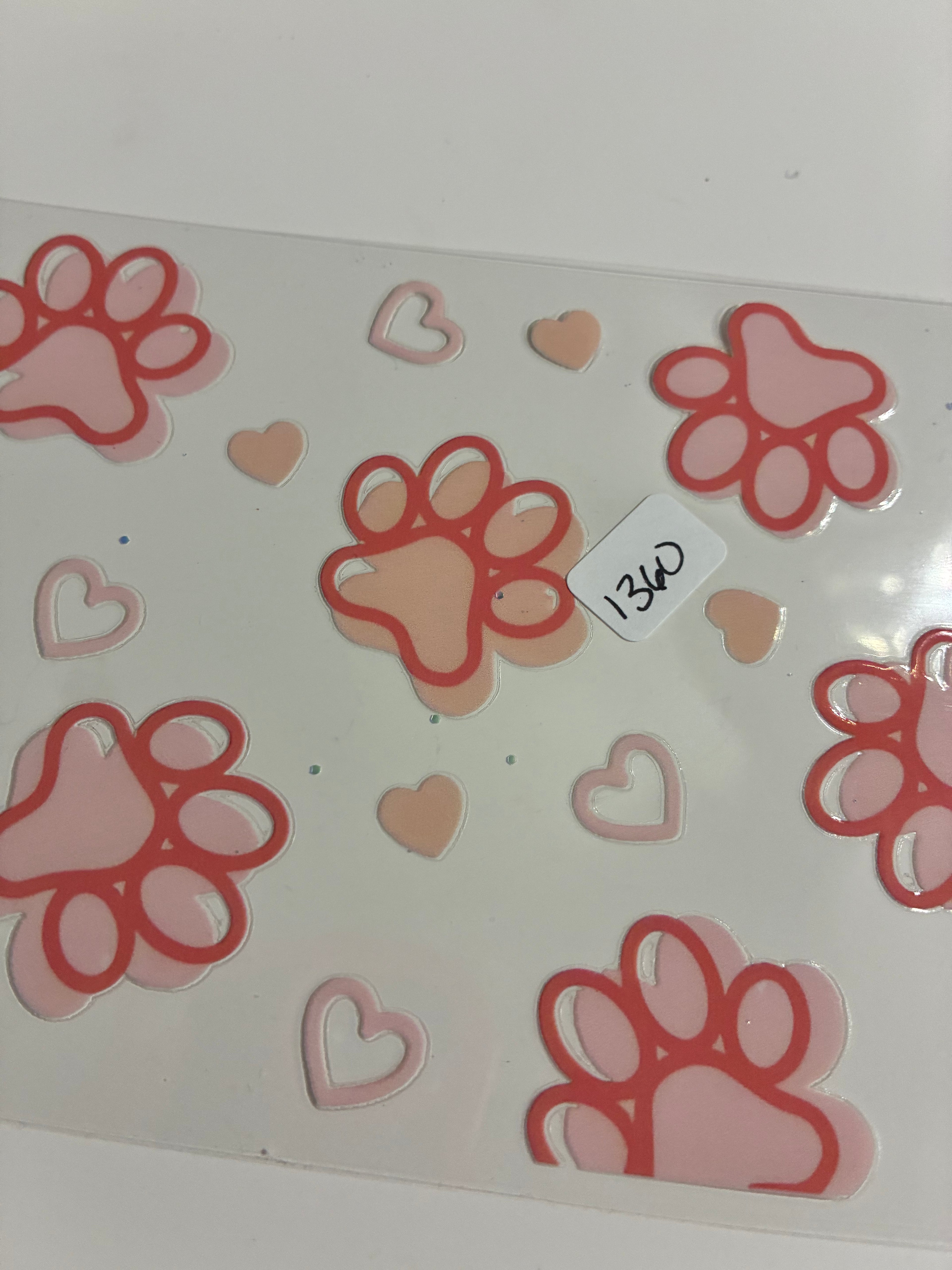 Coral pink paw 1360
