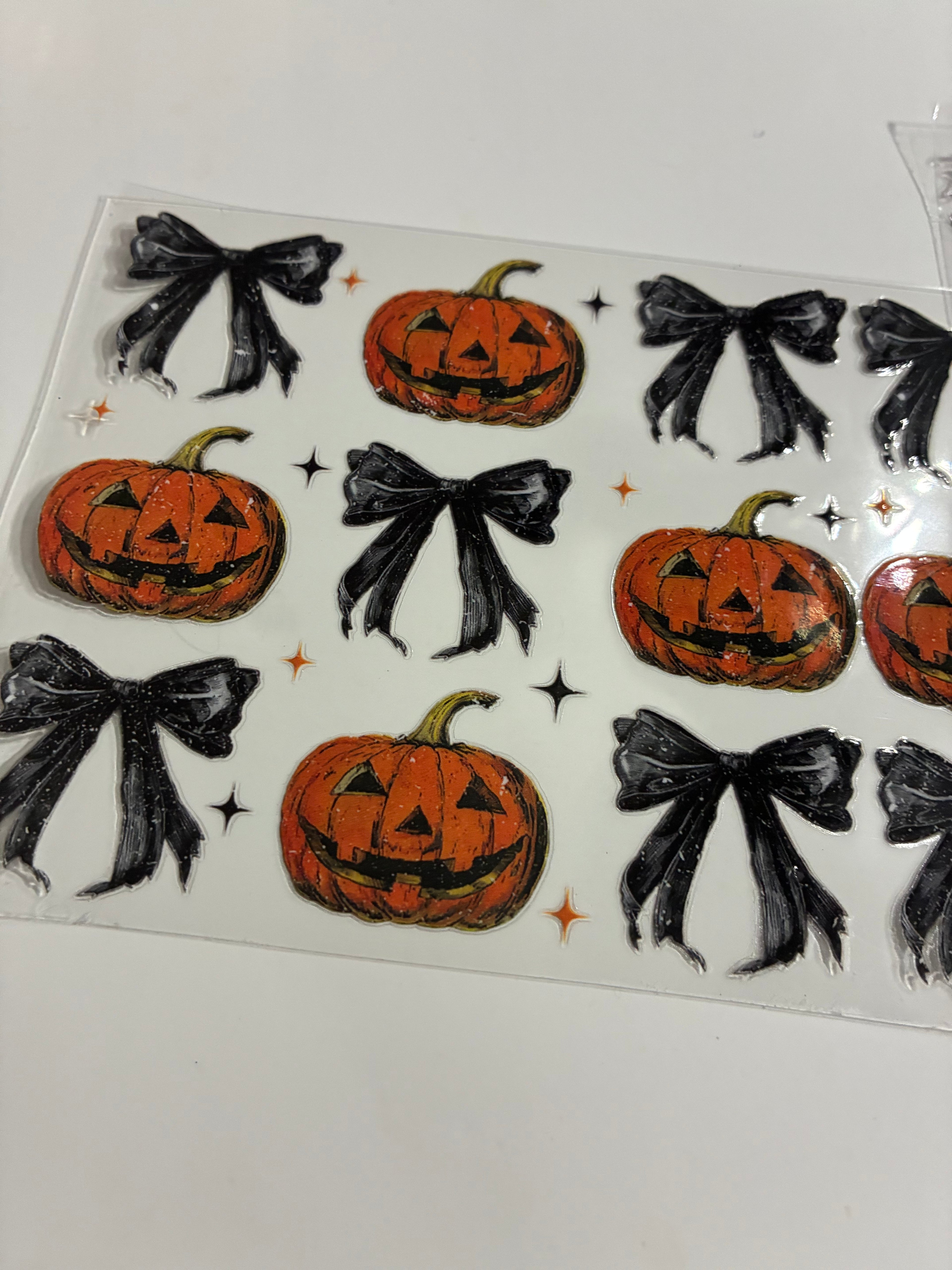 Jack o latern bows 1392