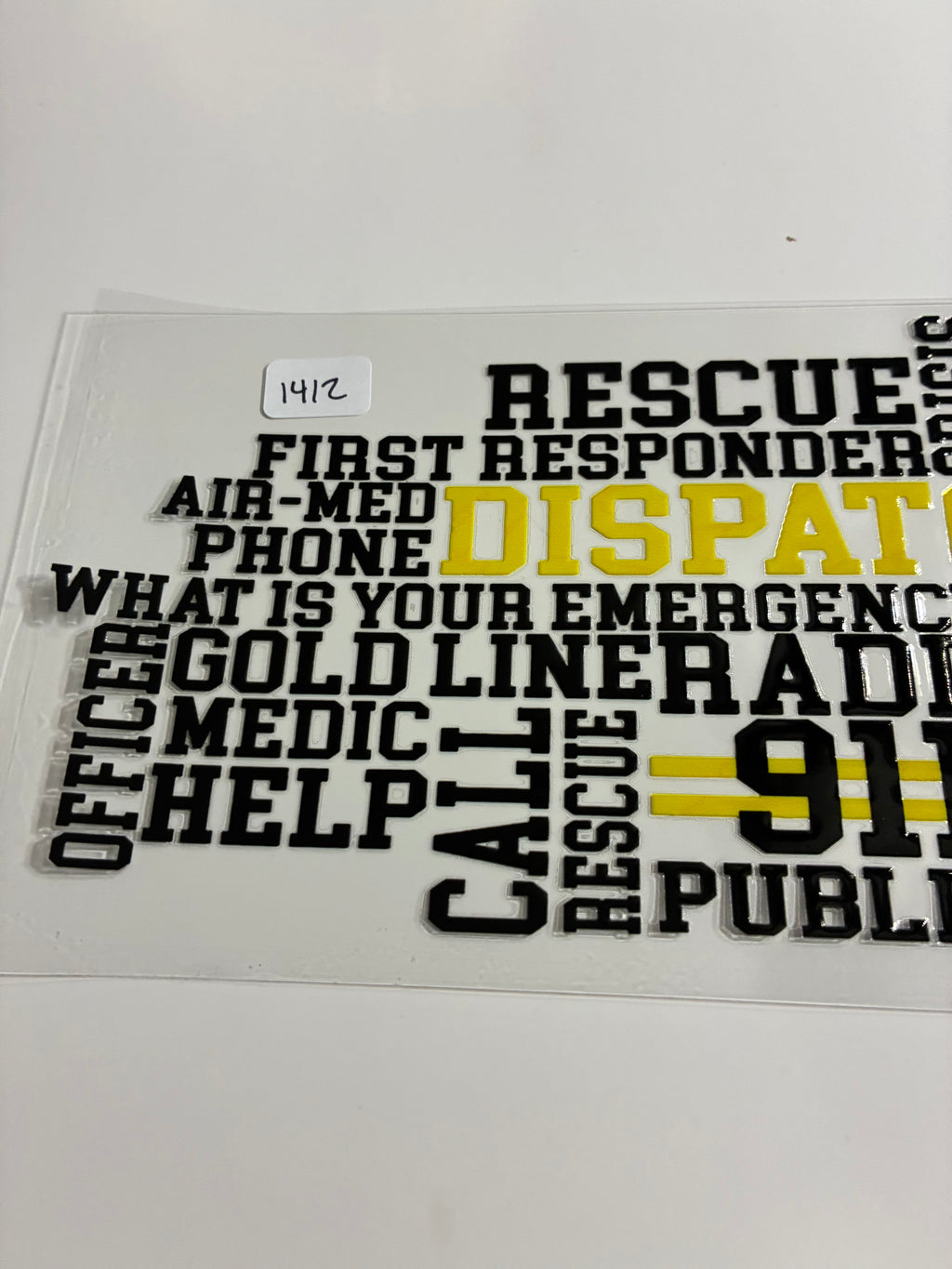 911 dispatcher 1412 in black