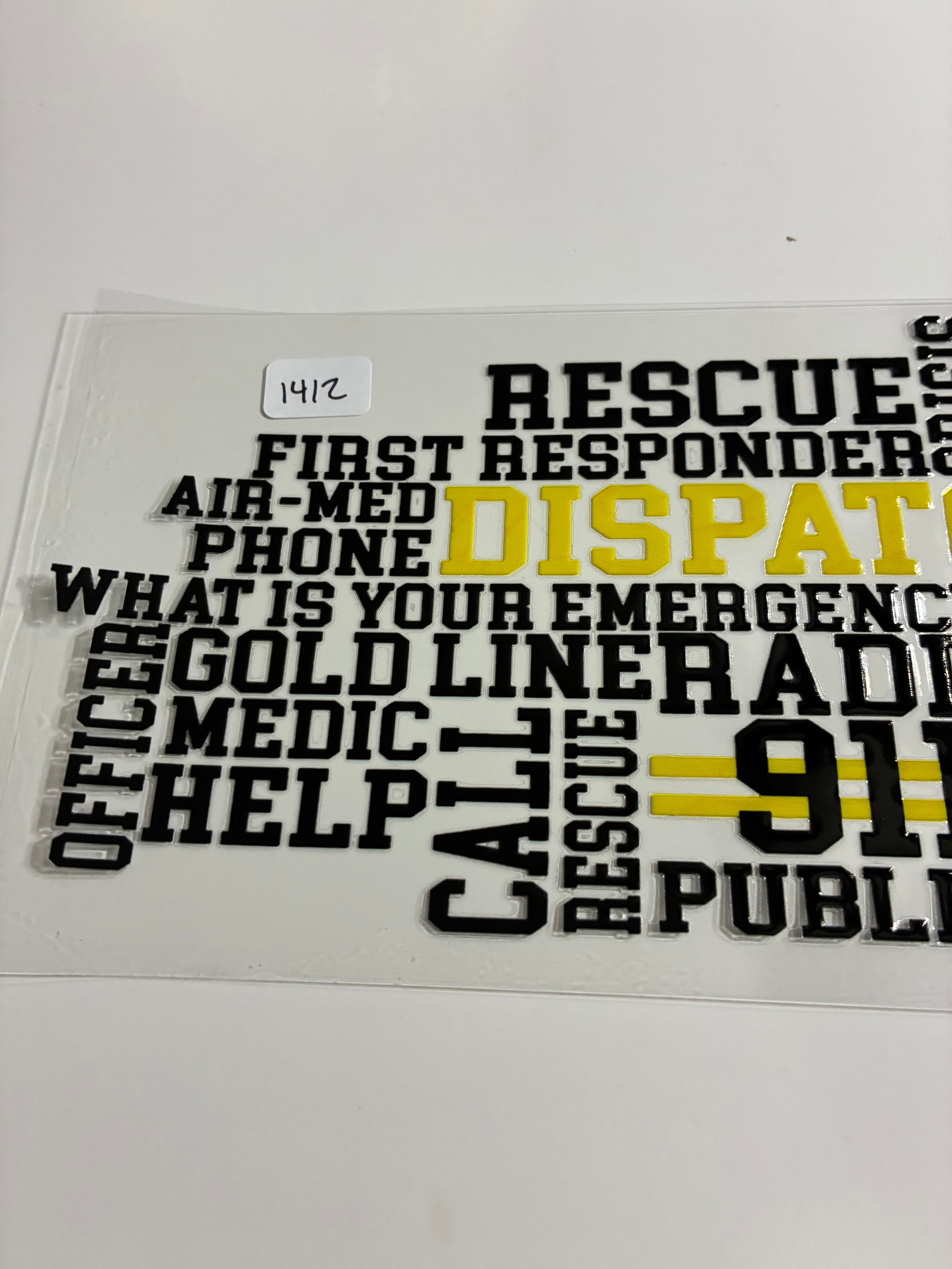 911 dispatcher 1412 in black