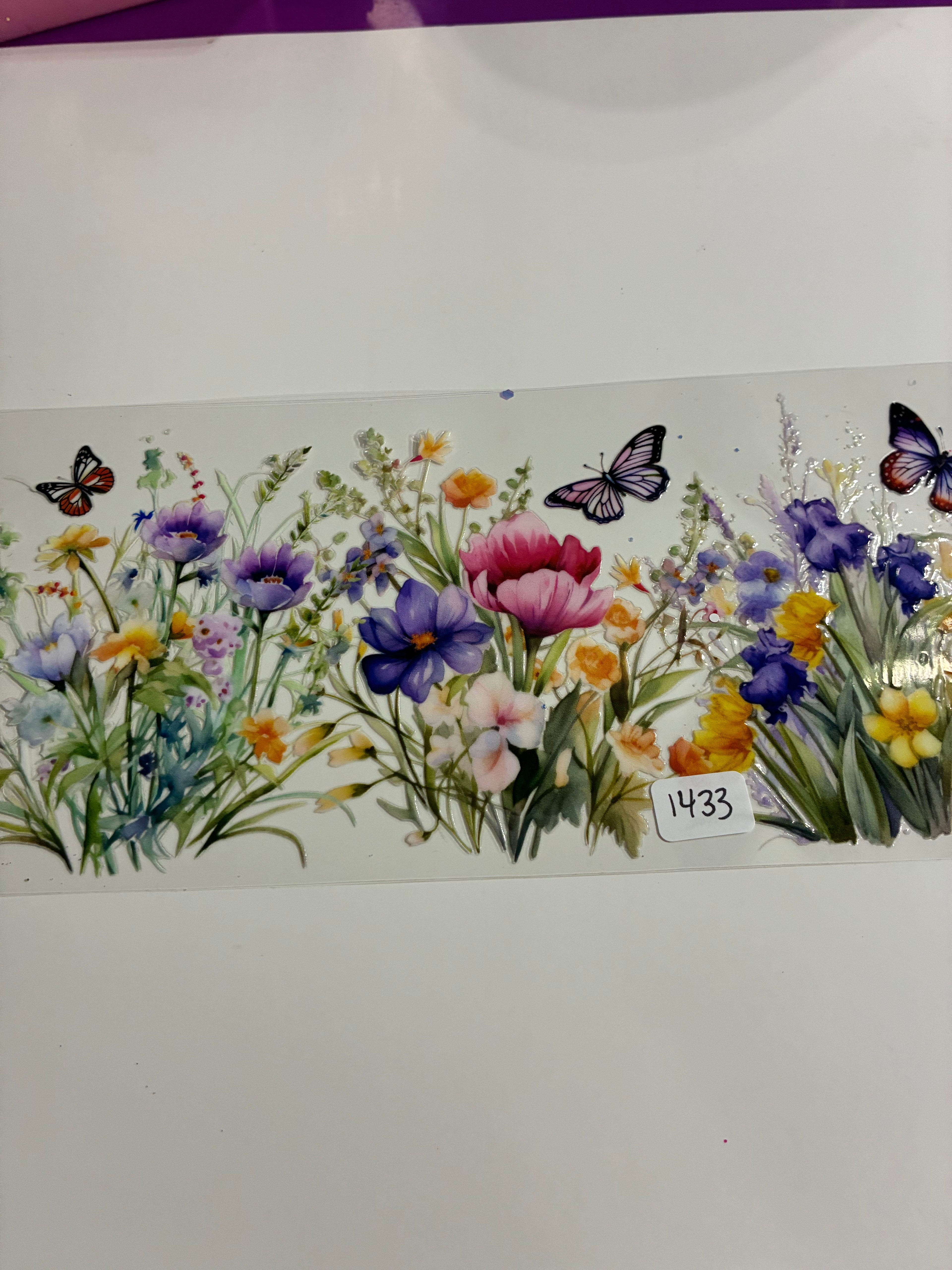 Flowers and butterfly 1433