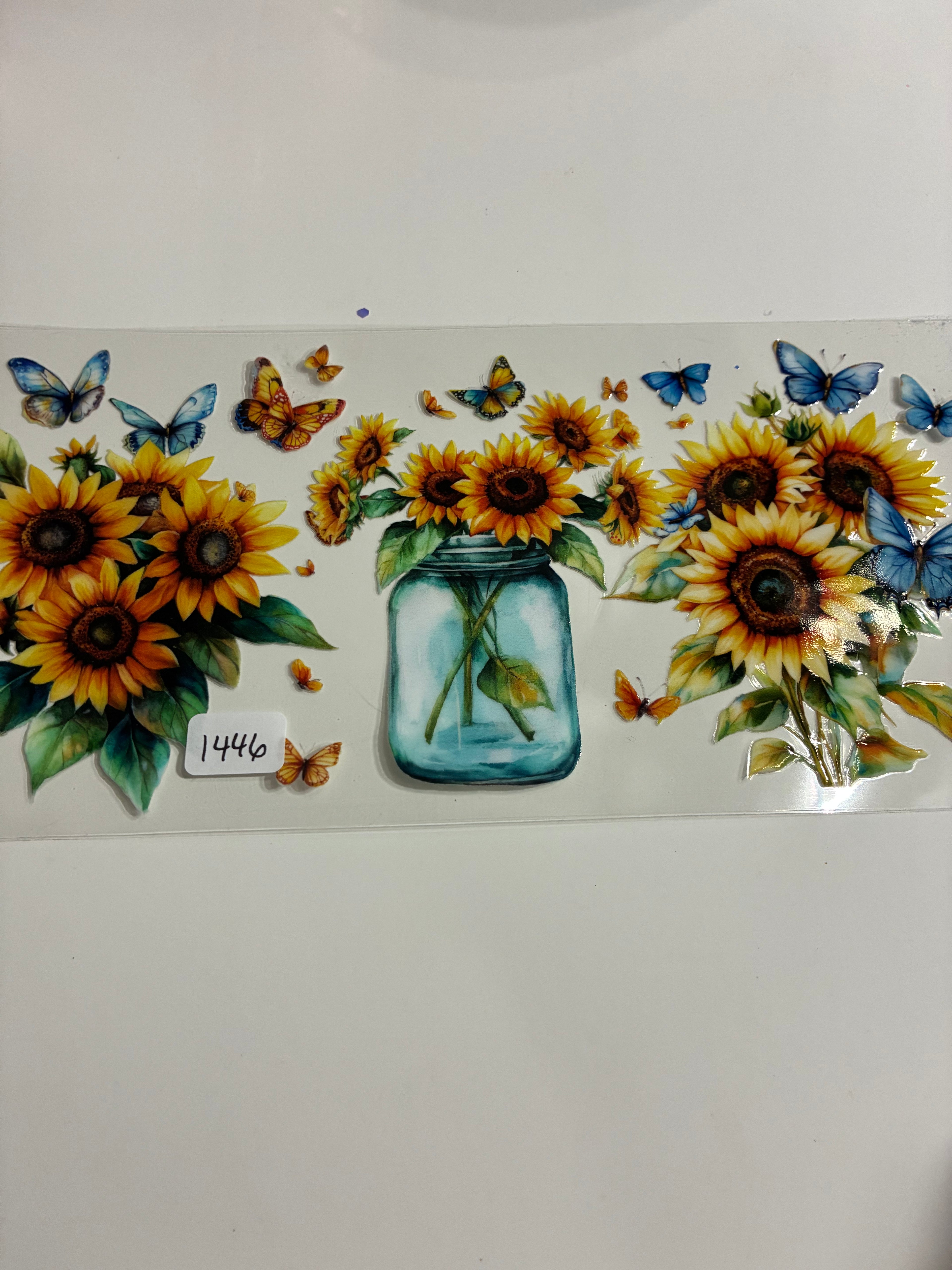 Sunflower 1446 mason jar