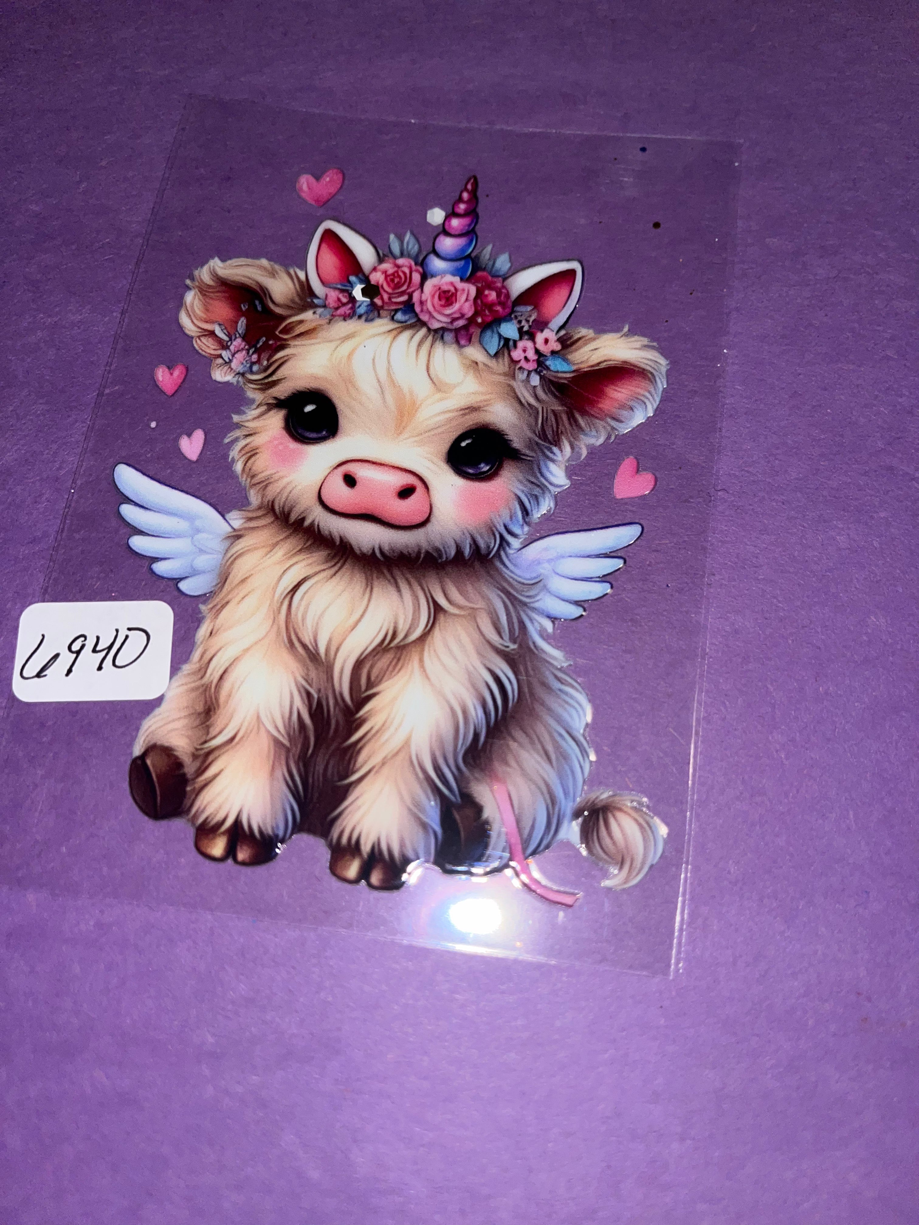 6940 decal one cow