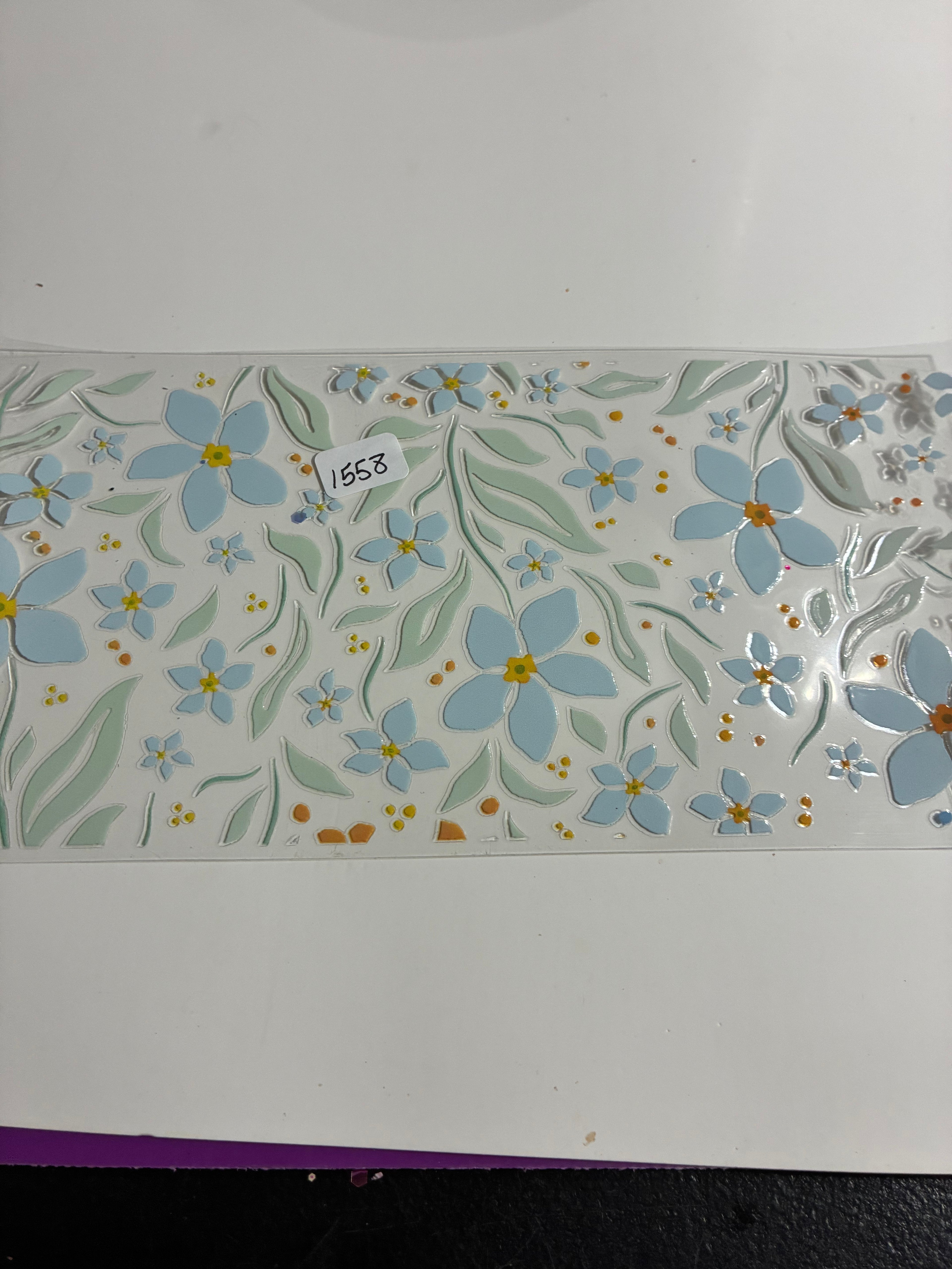 Blue flowers 1558