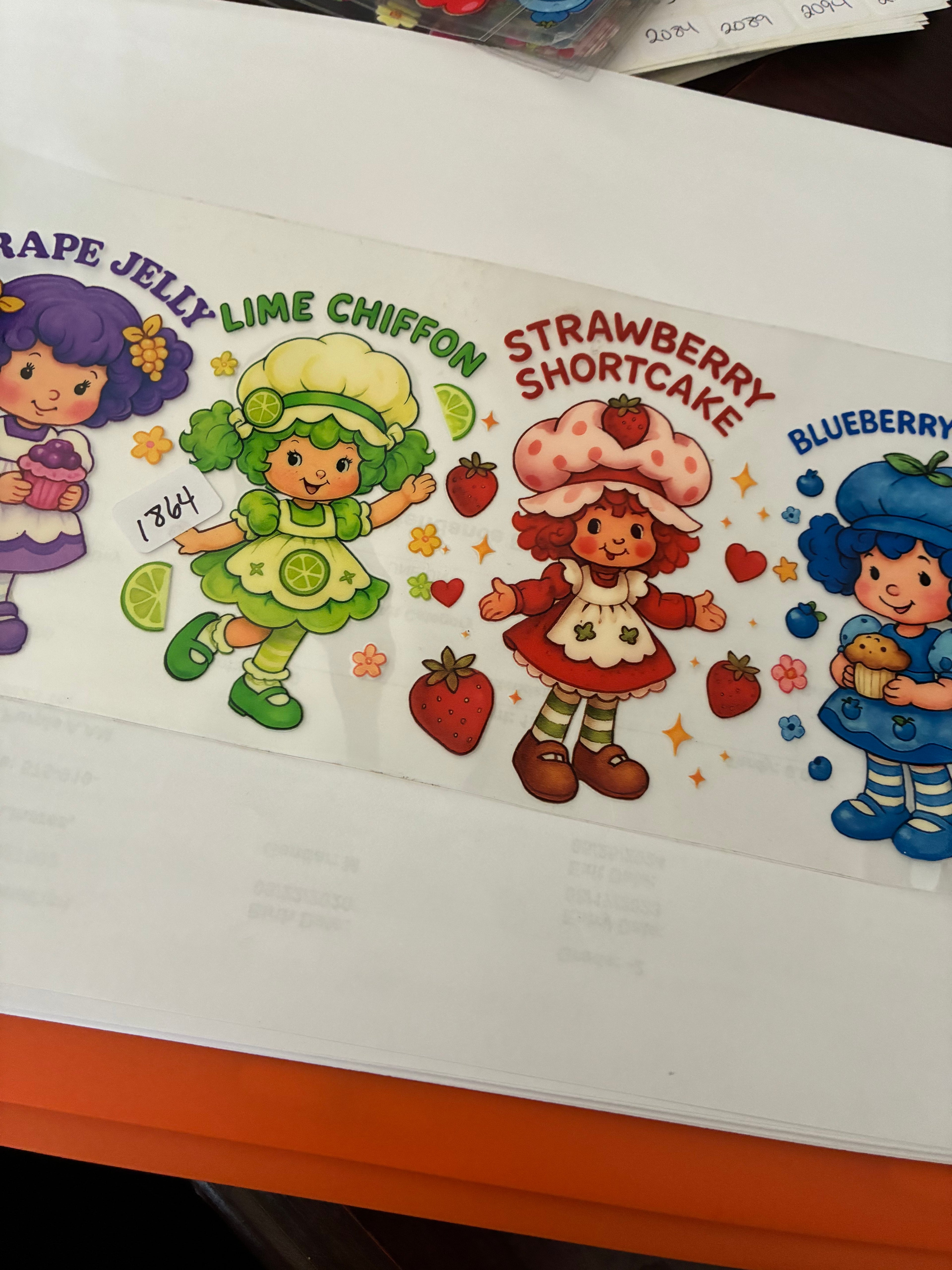 1864 strawberry and friends