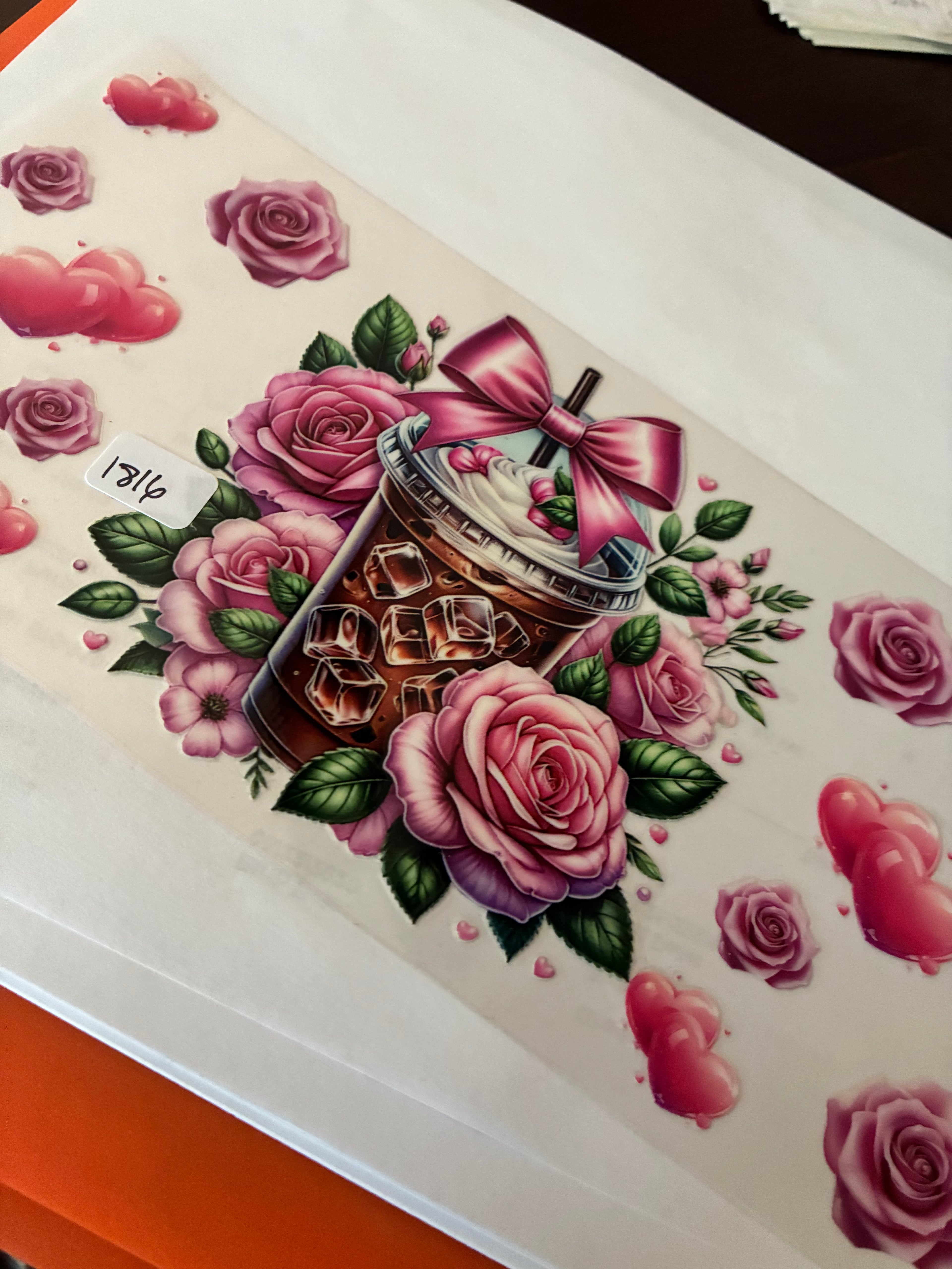 Iced coffee flowers 1816