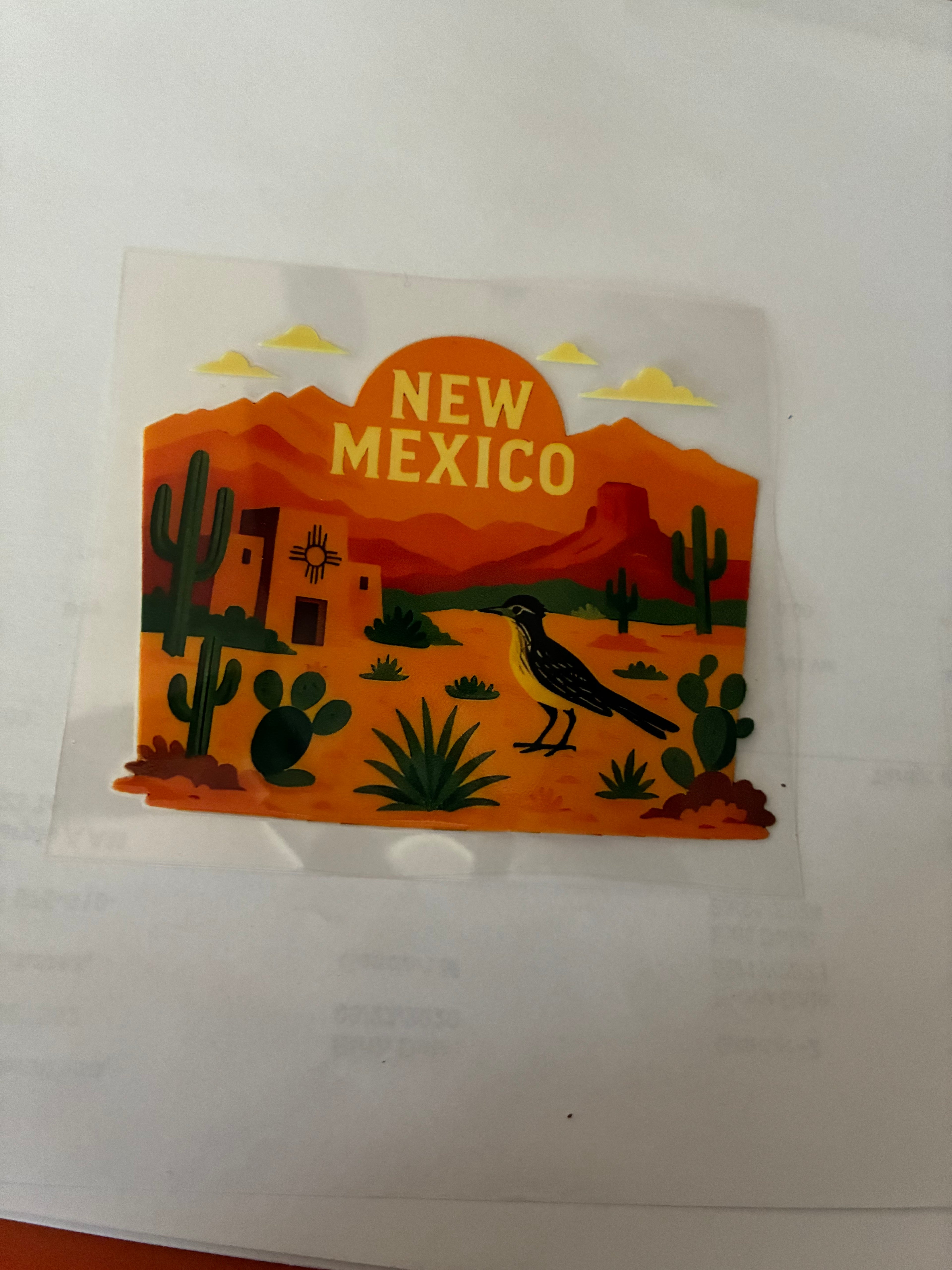 New Mexico roadrunner desert 2084 decal