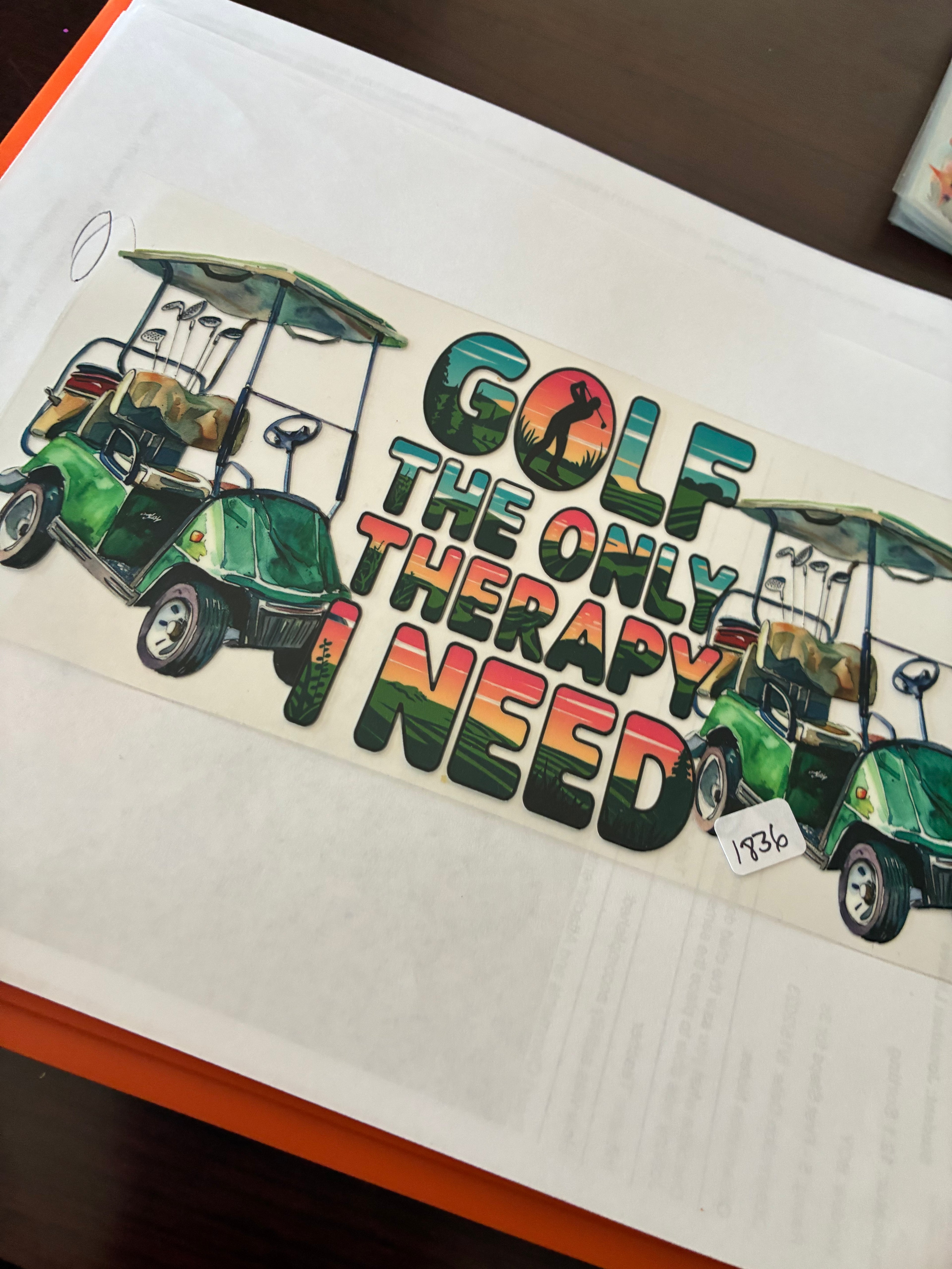 Golf cart 1836