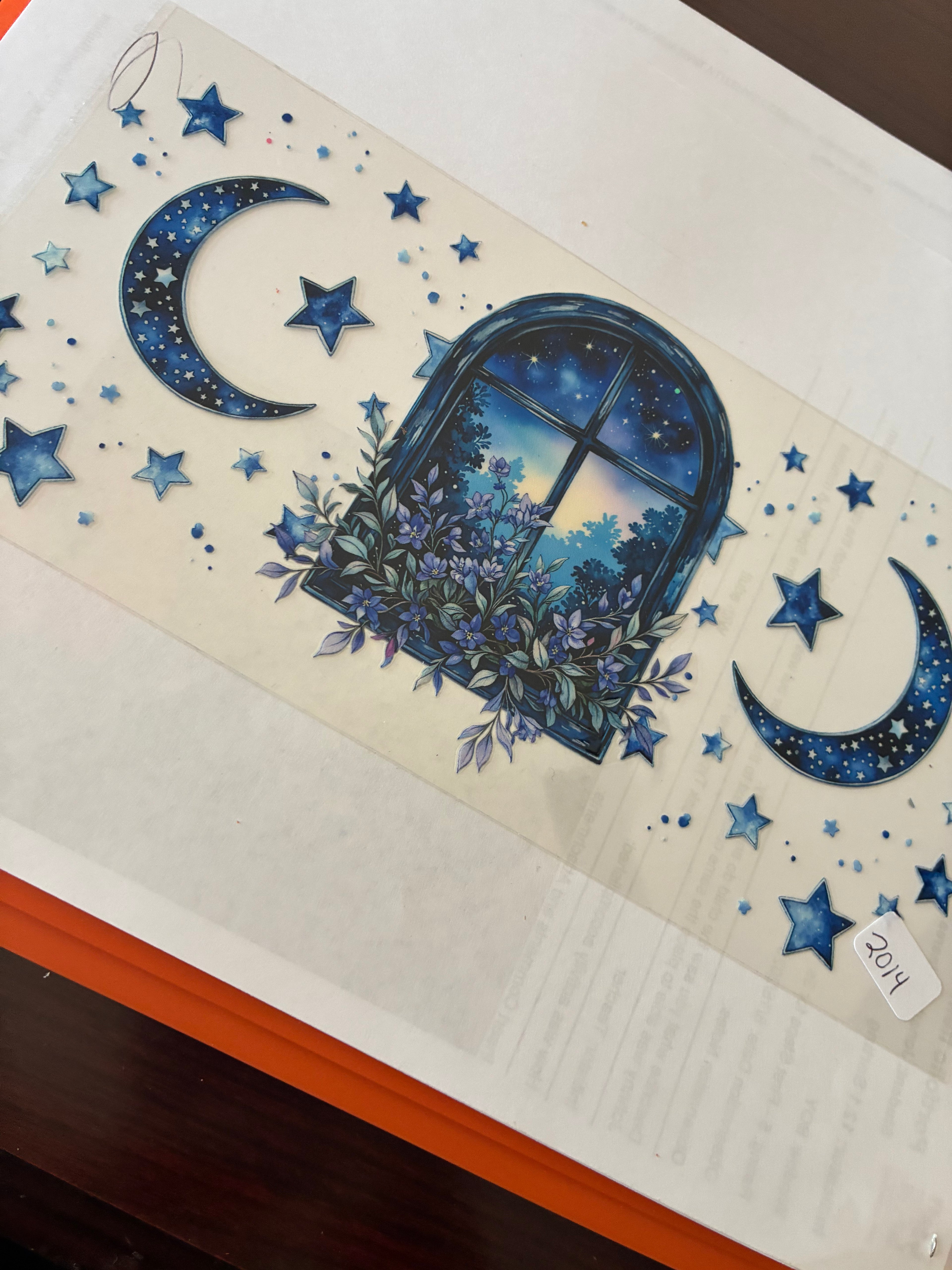 Window moon and star 2014