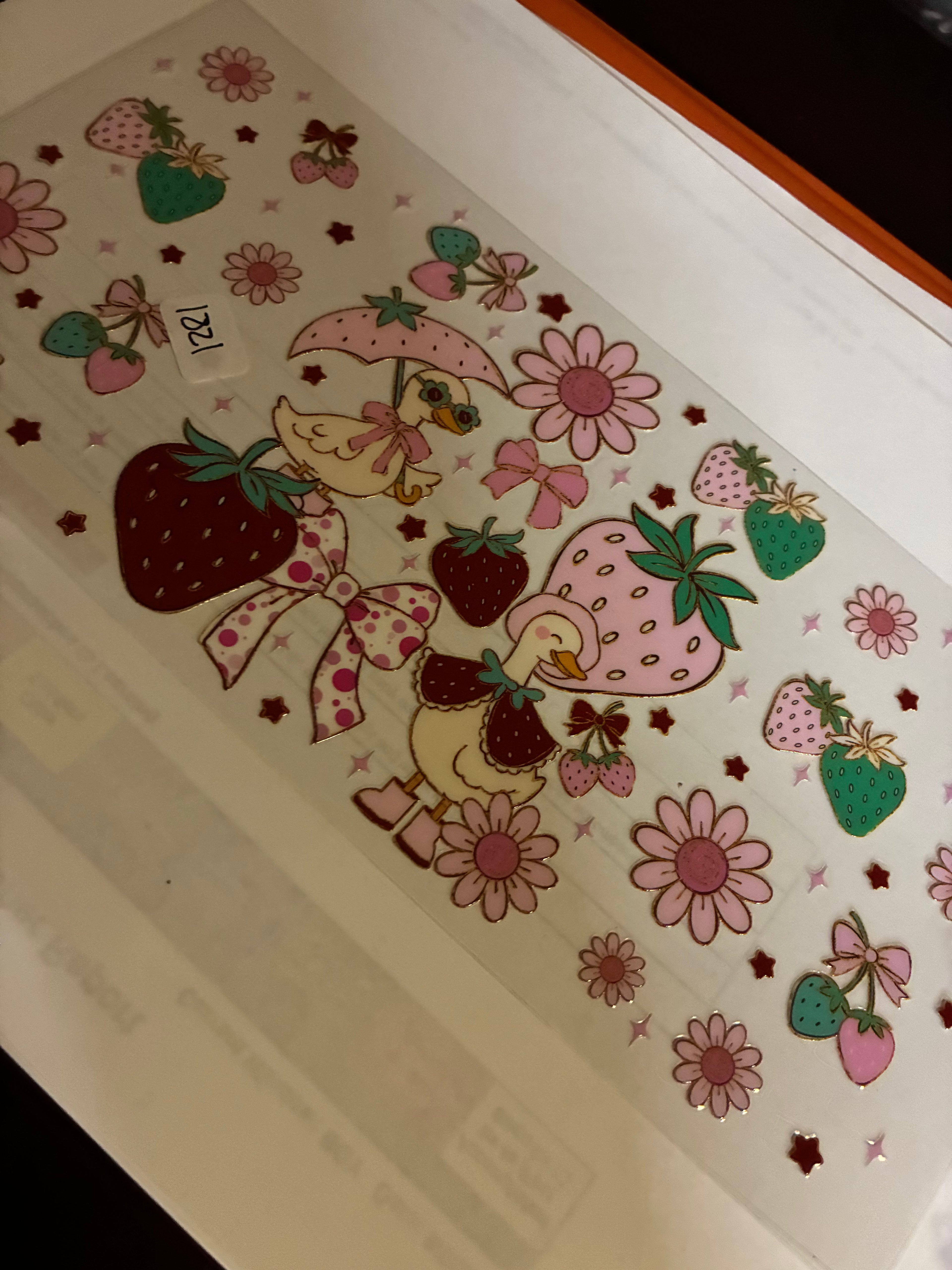 Ducks strawberry 1821