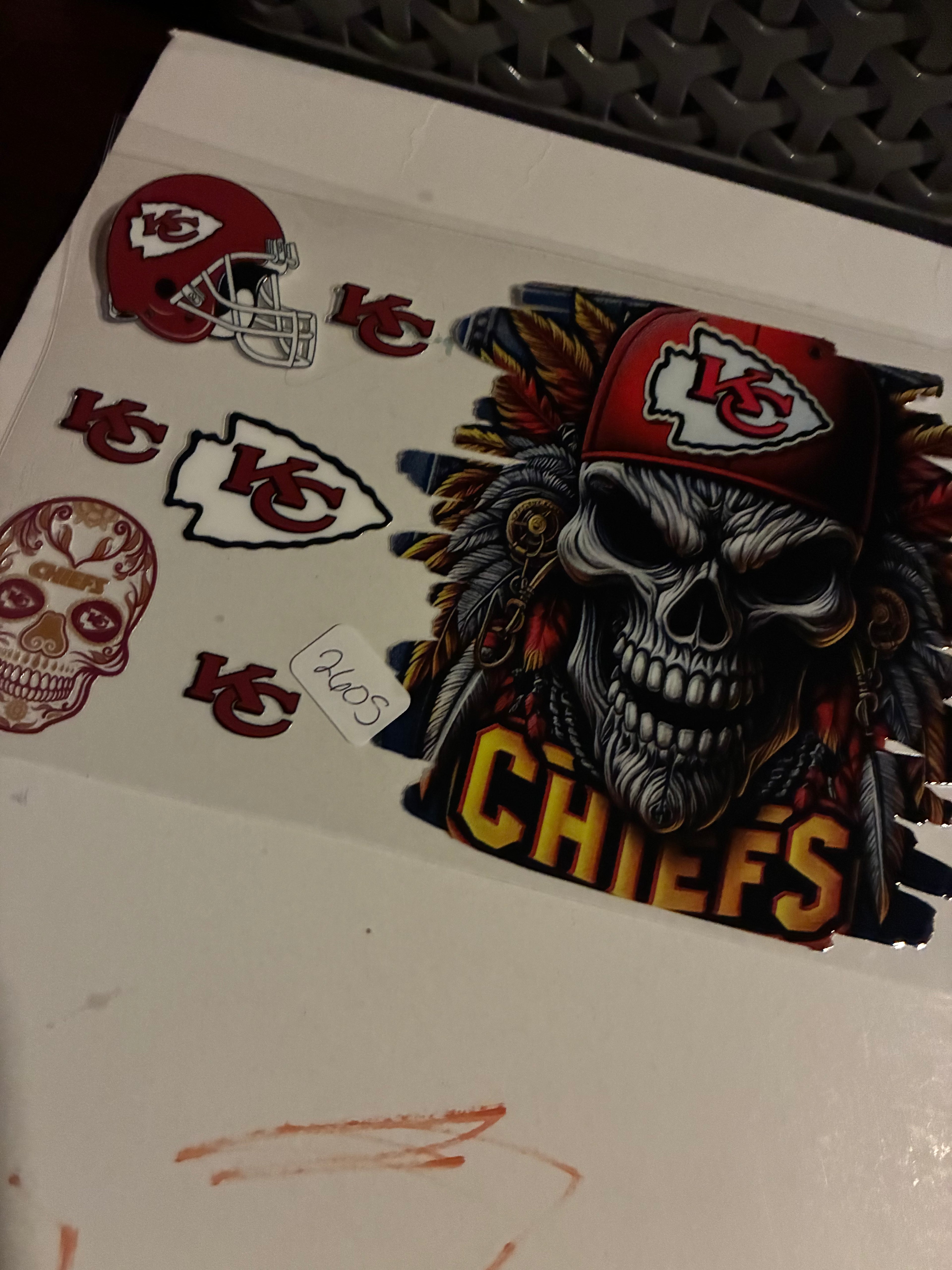 Chiefs skull 2605