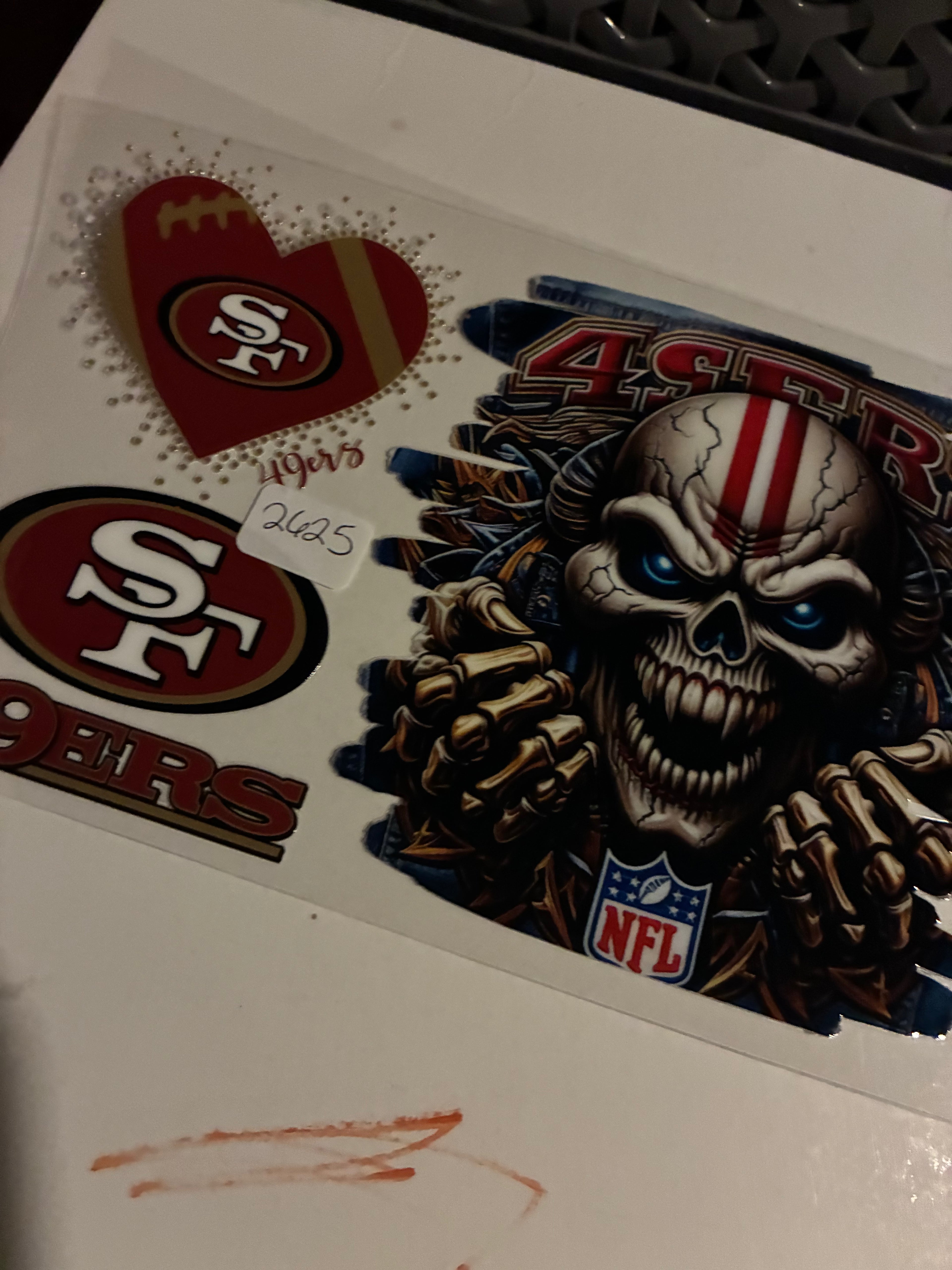 49 ers skull 2625