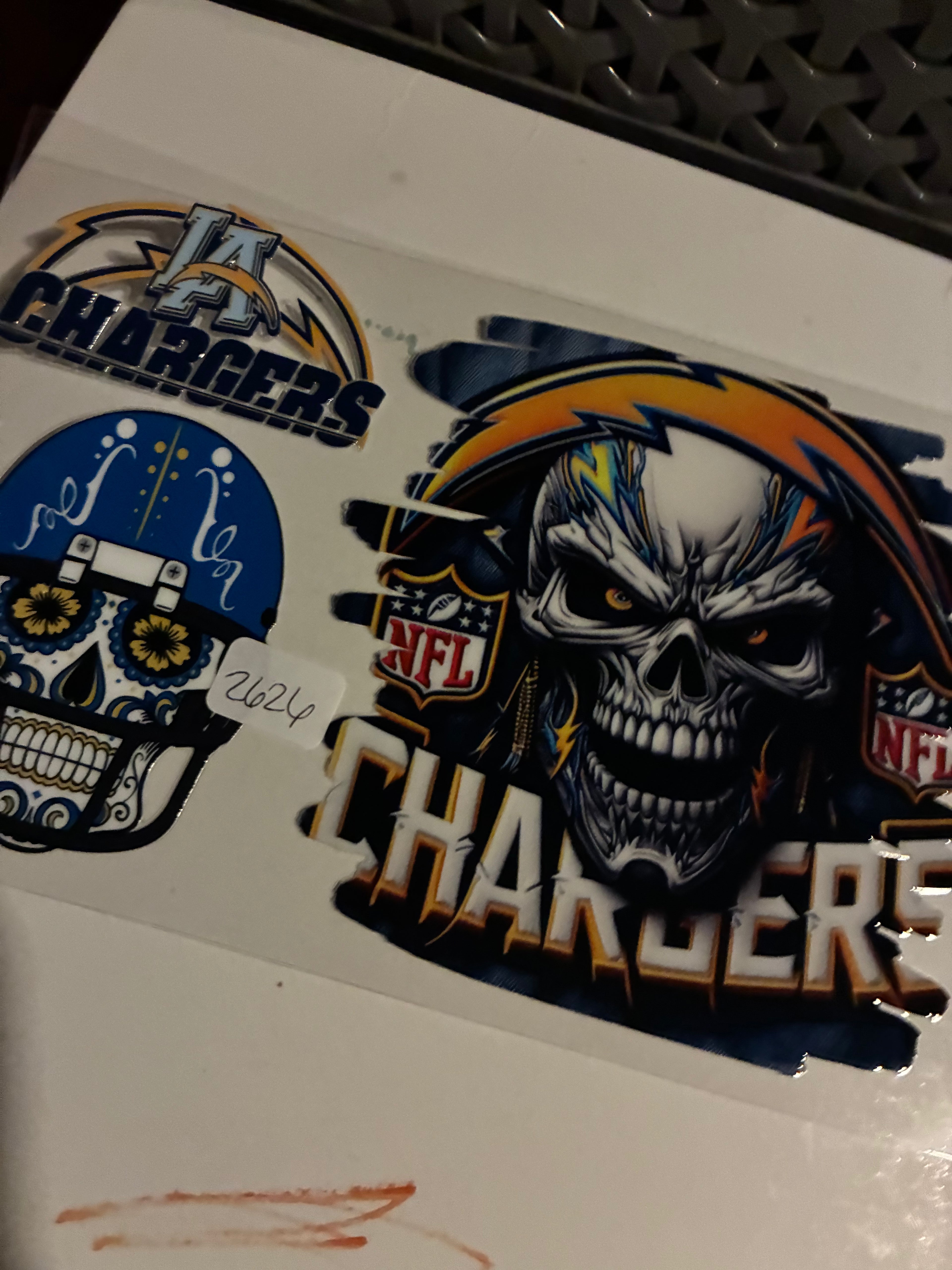 Chargers skull 2626