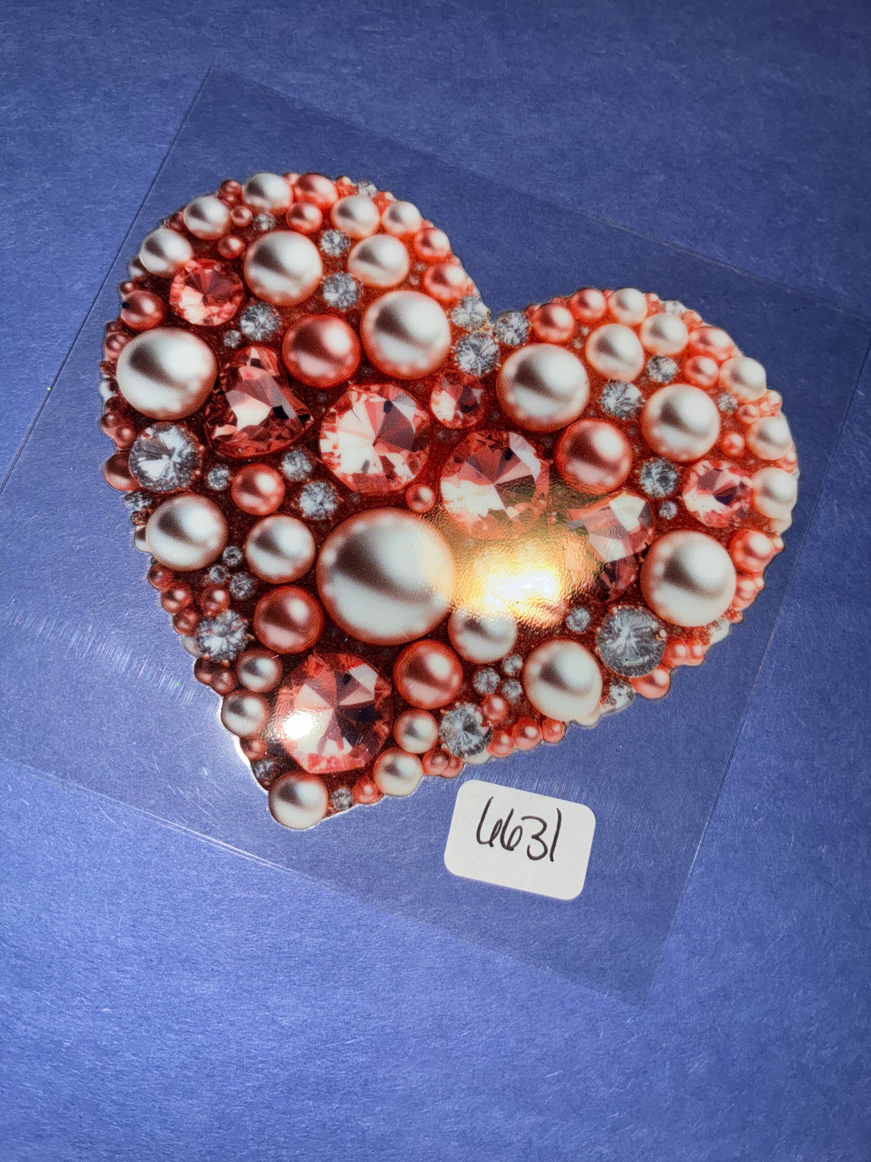 6631 decal one heart only