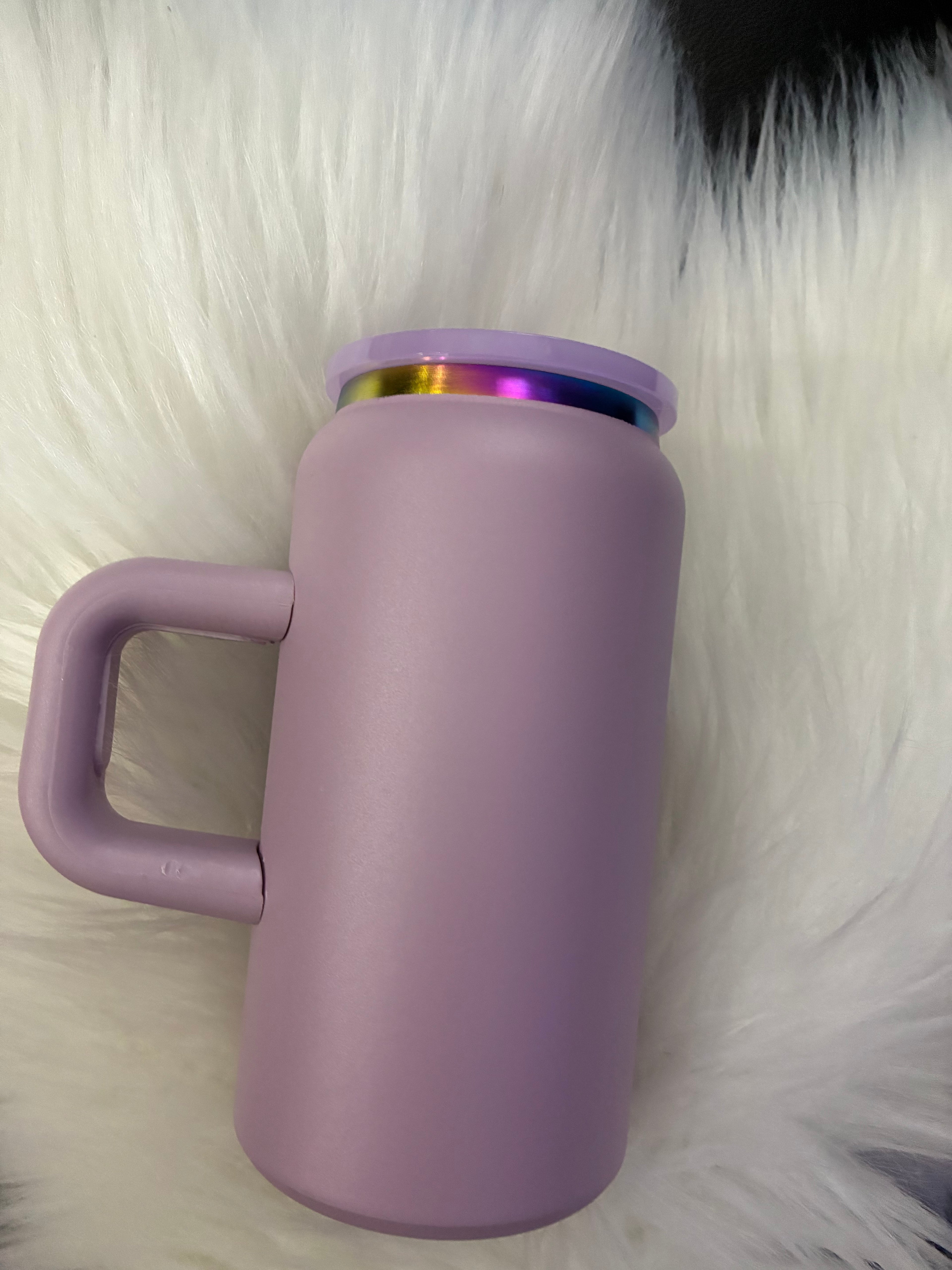 16oz lavender handle stainless steel