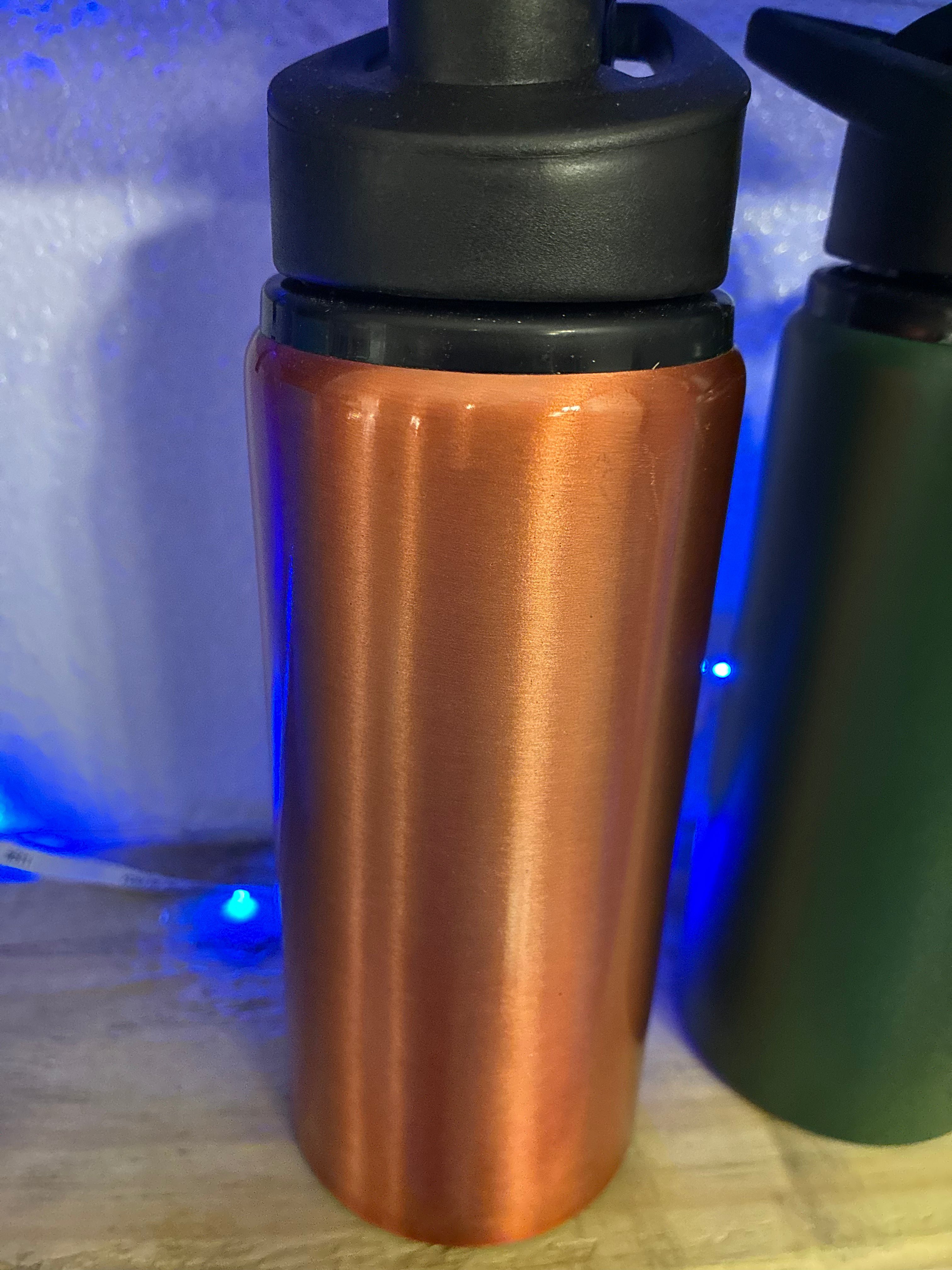20oz copper aluminum water bottle