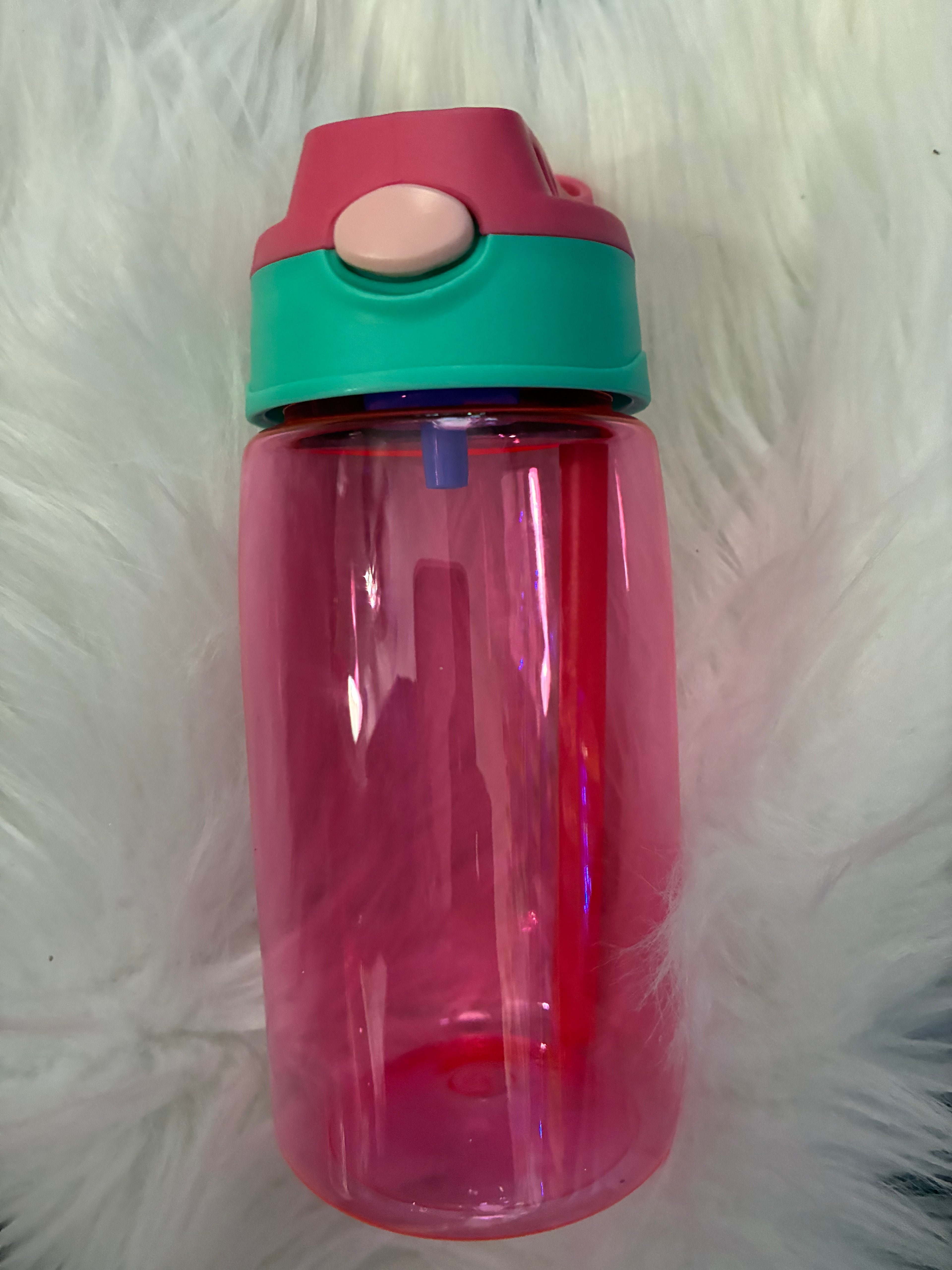 Pink kid water bottle 16oz