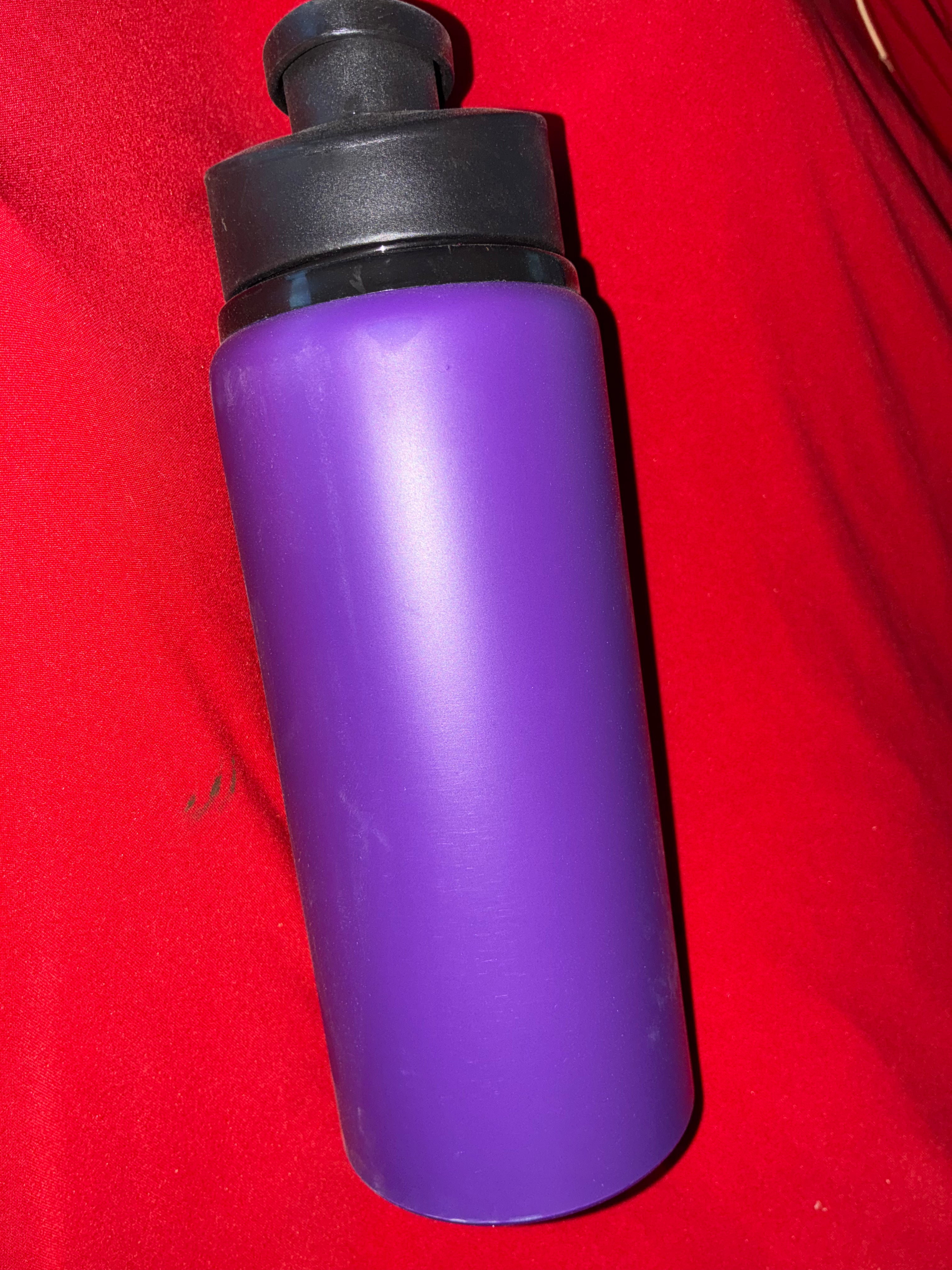 20oz purple aluminum water bottle