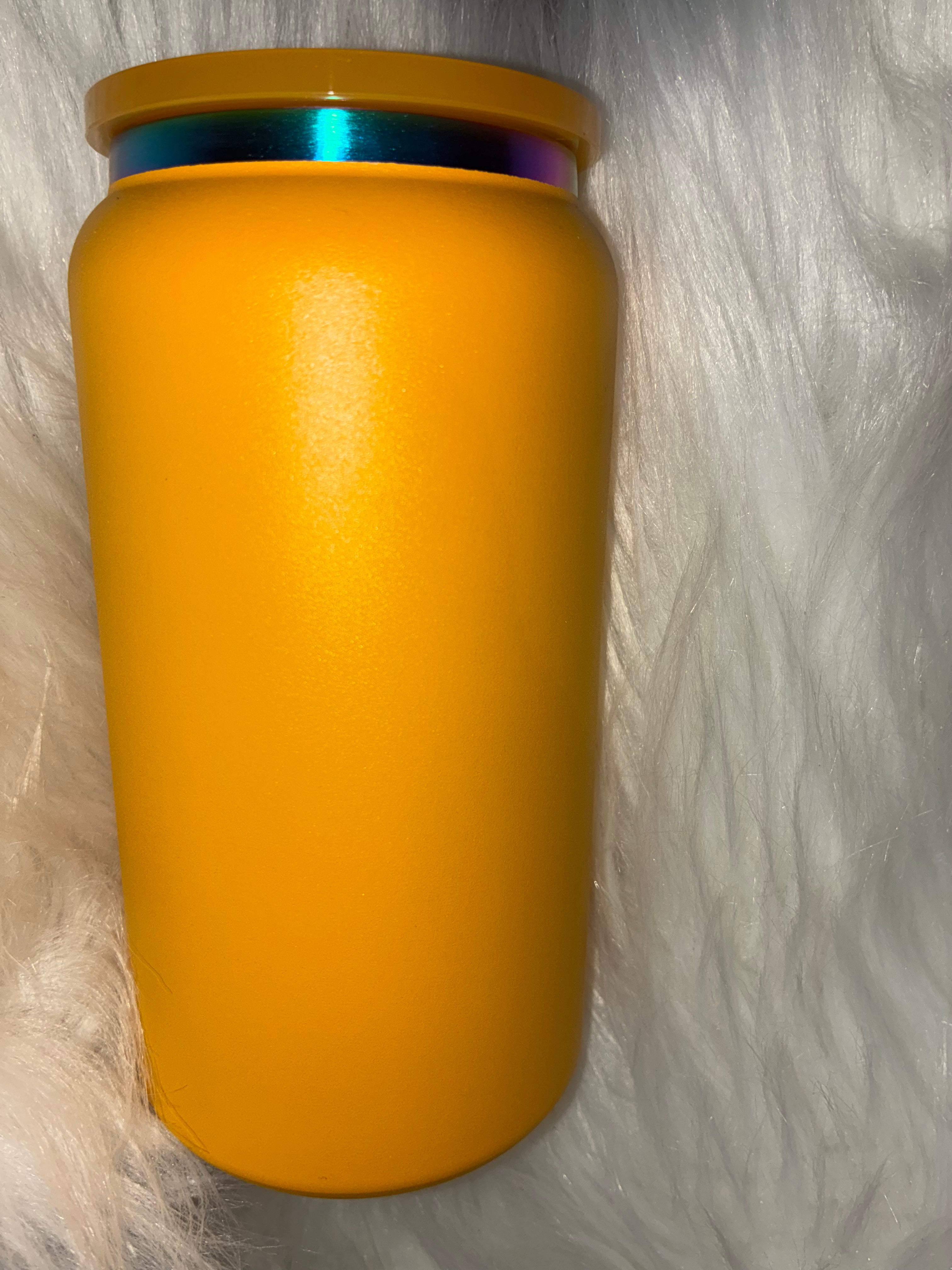 Mustard 16oz stainless steel