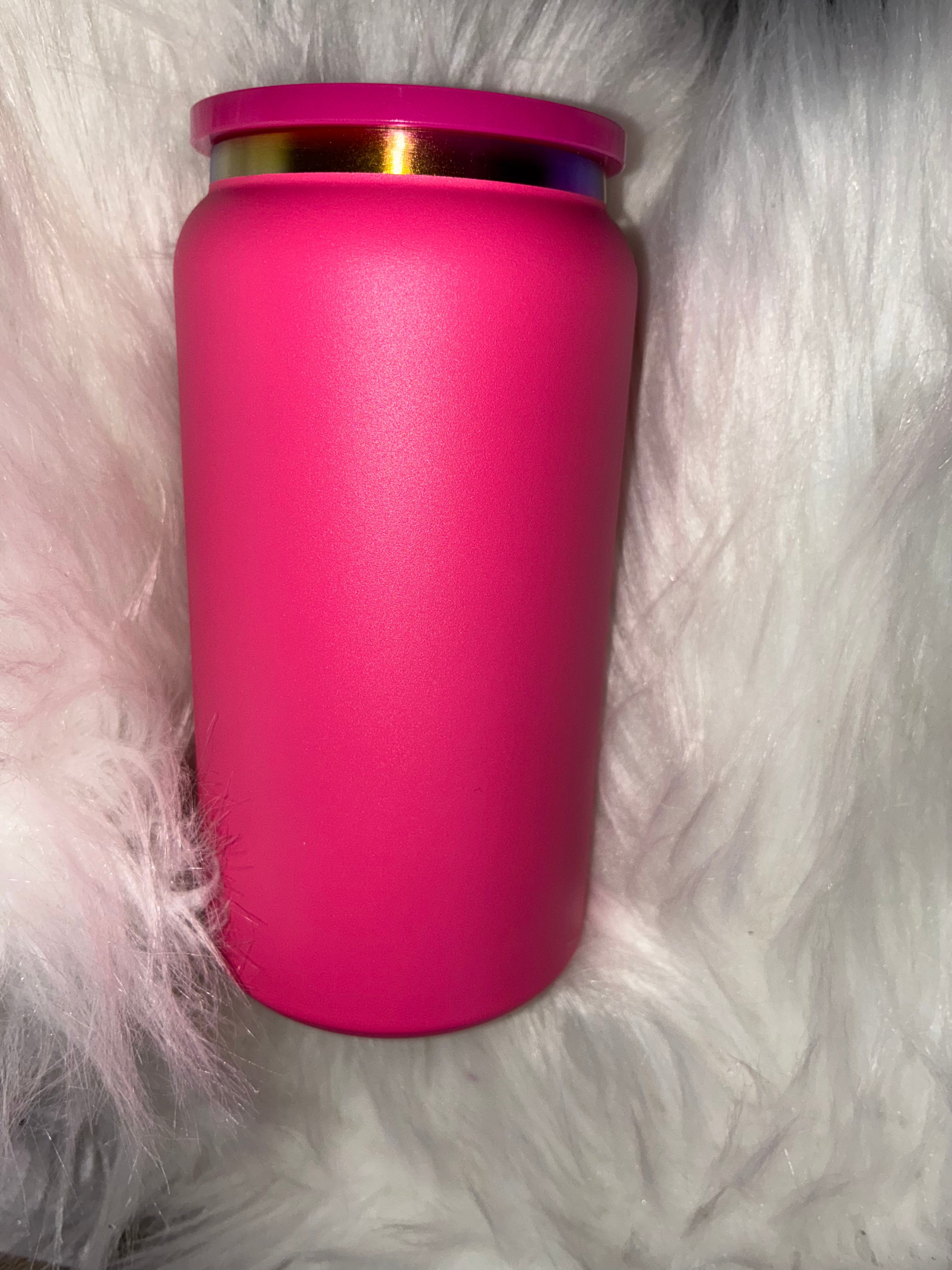 Hot pink stain less steel