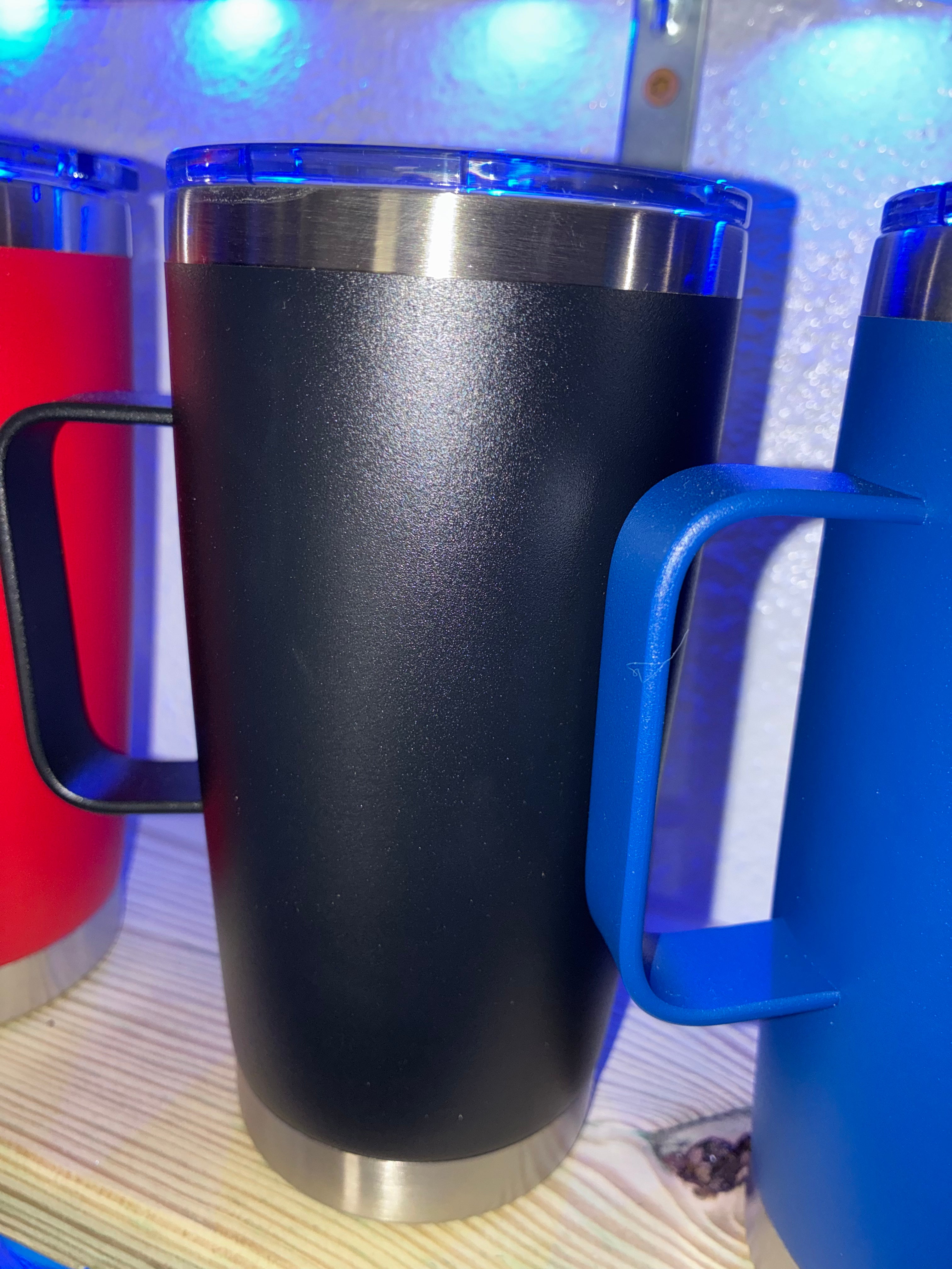 20oz black coffe cup