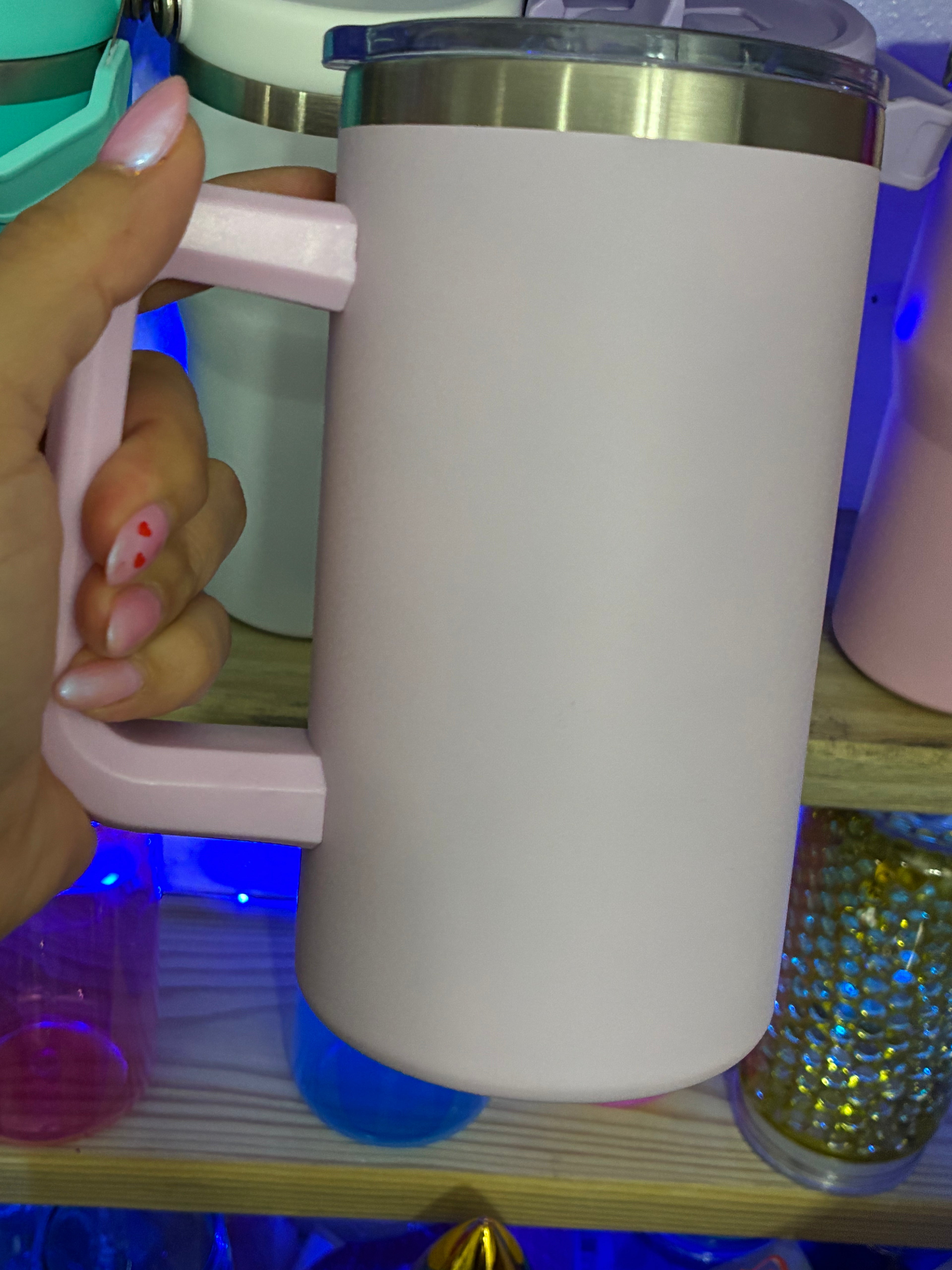 20oz lavender coffe cup stainless steel