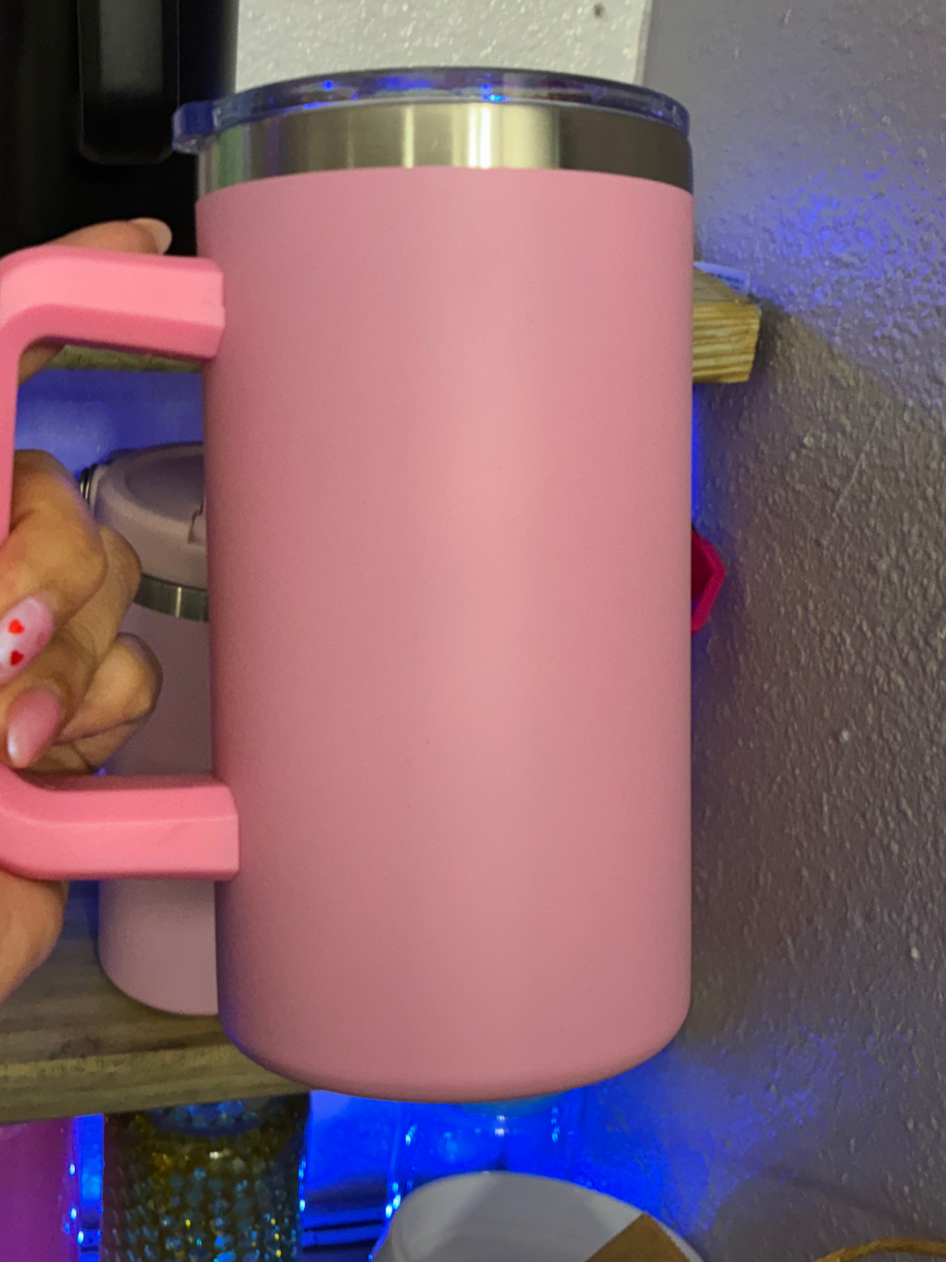 20oz pink coffe cup stainless steel