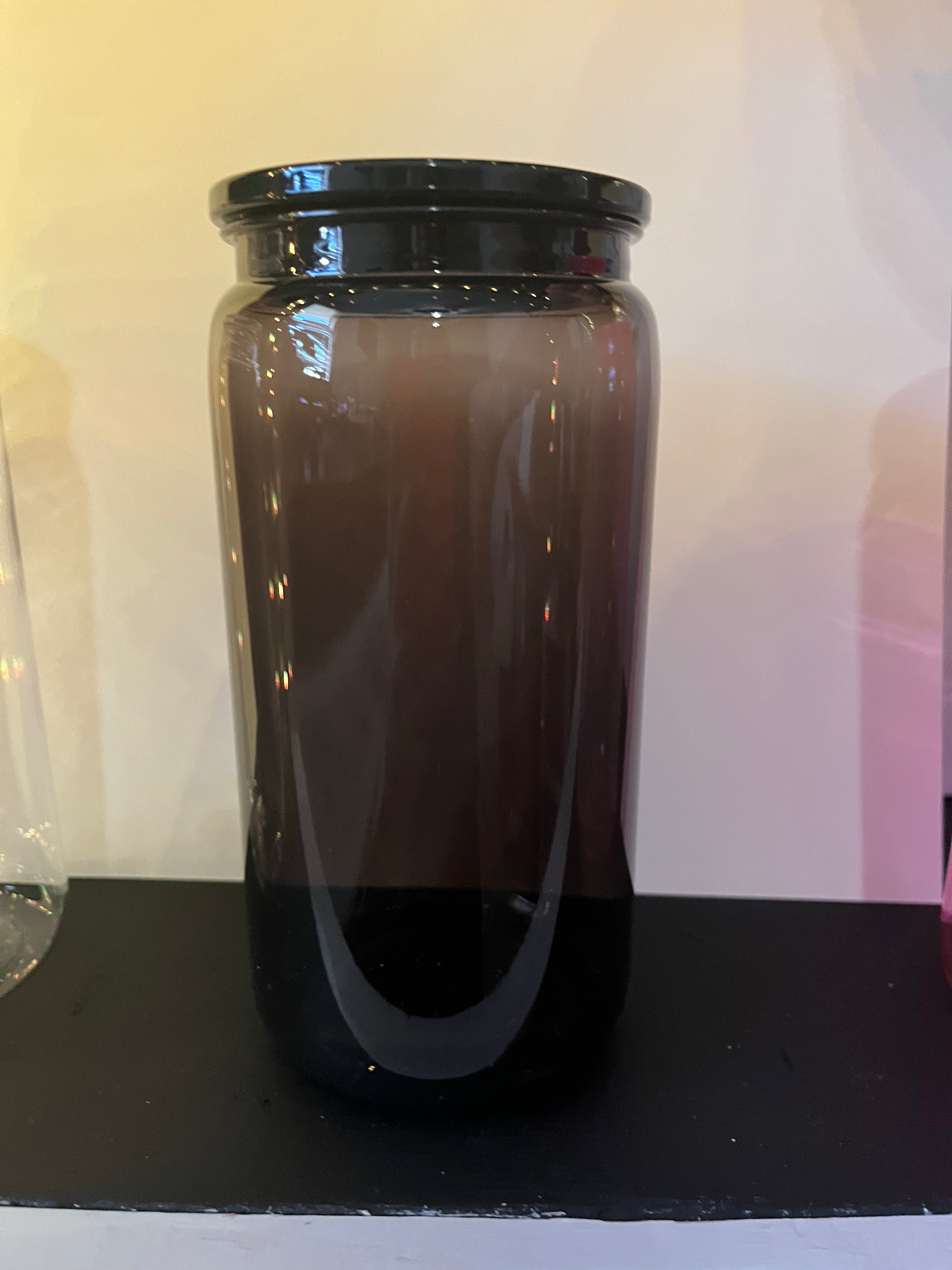 Black 16oz acrylic (plastic non snow globe)