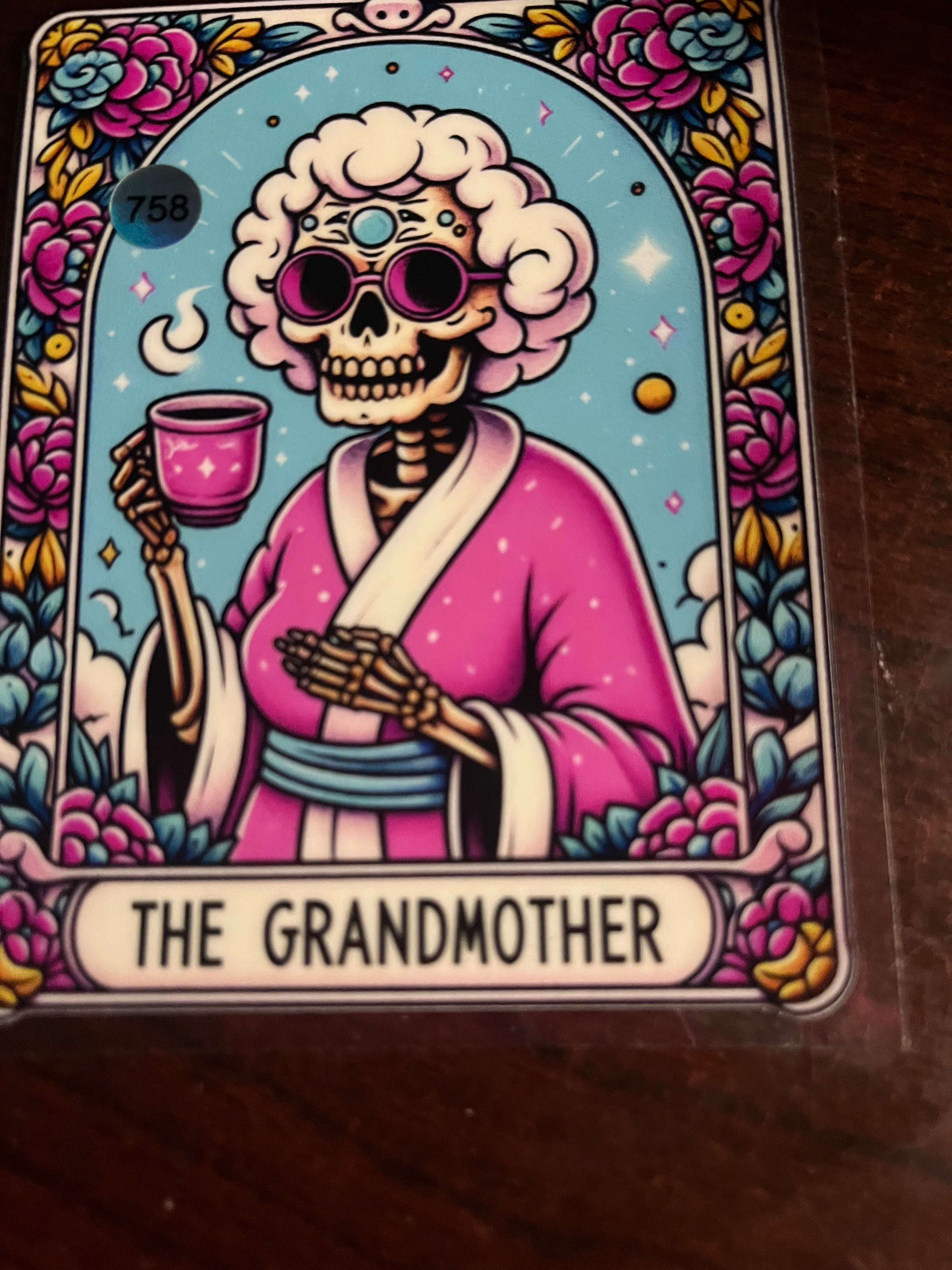 The grandmother 758 decal