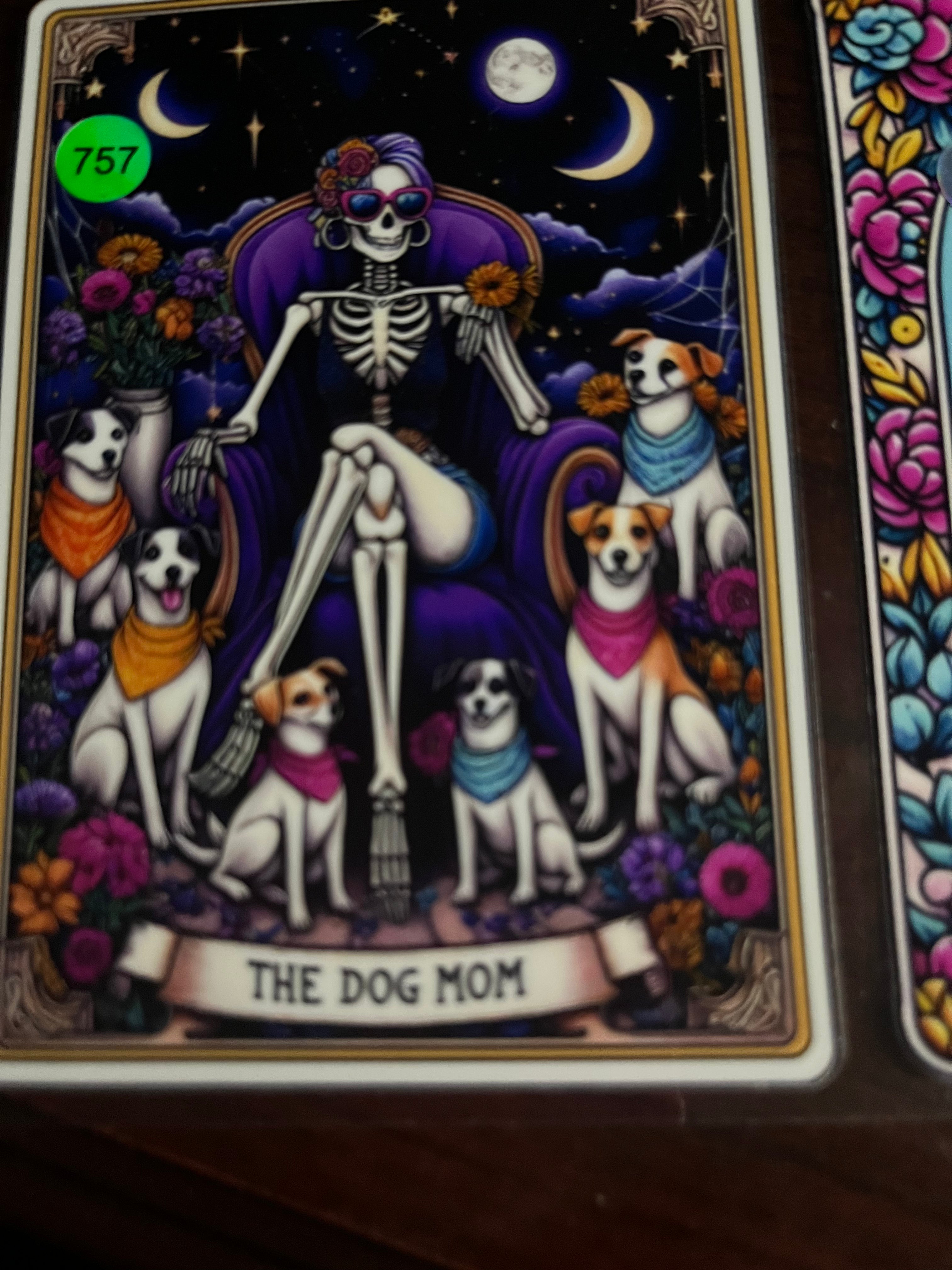 Dog mom 758 decal