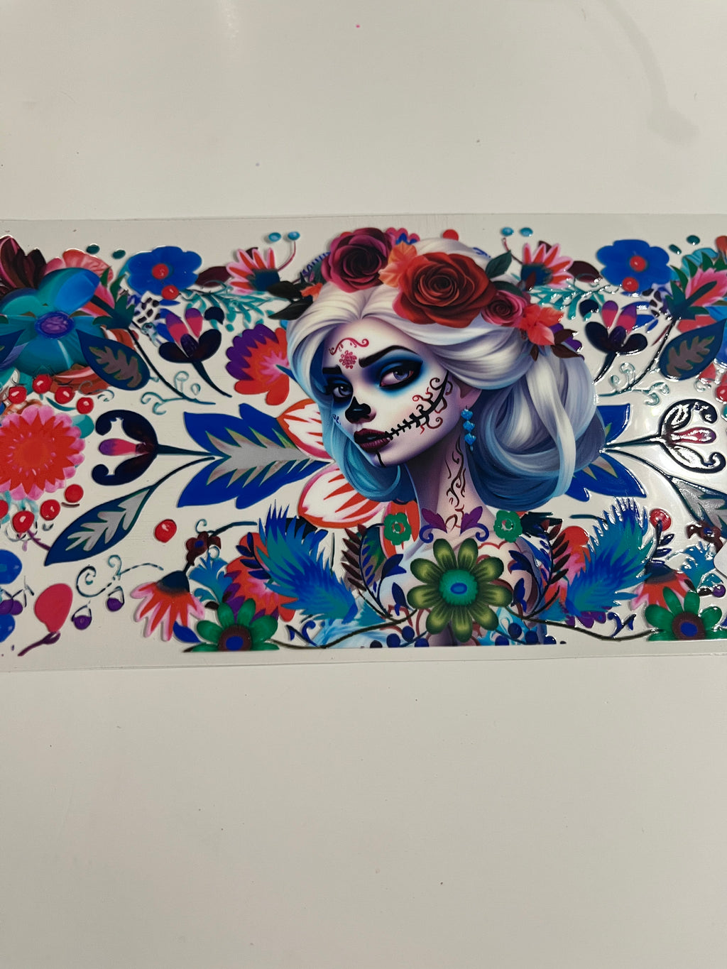 Dias de la muarte with flowers 1091