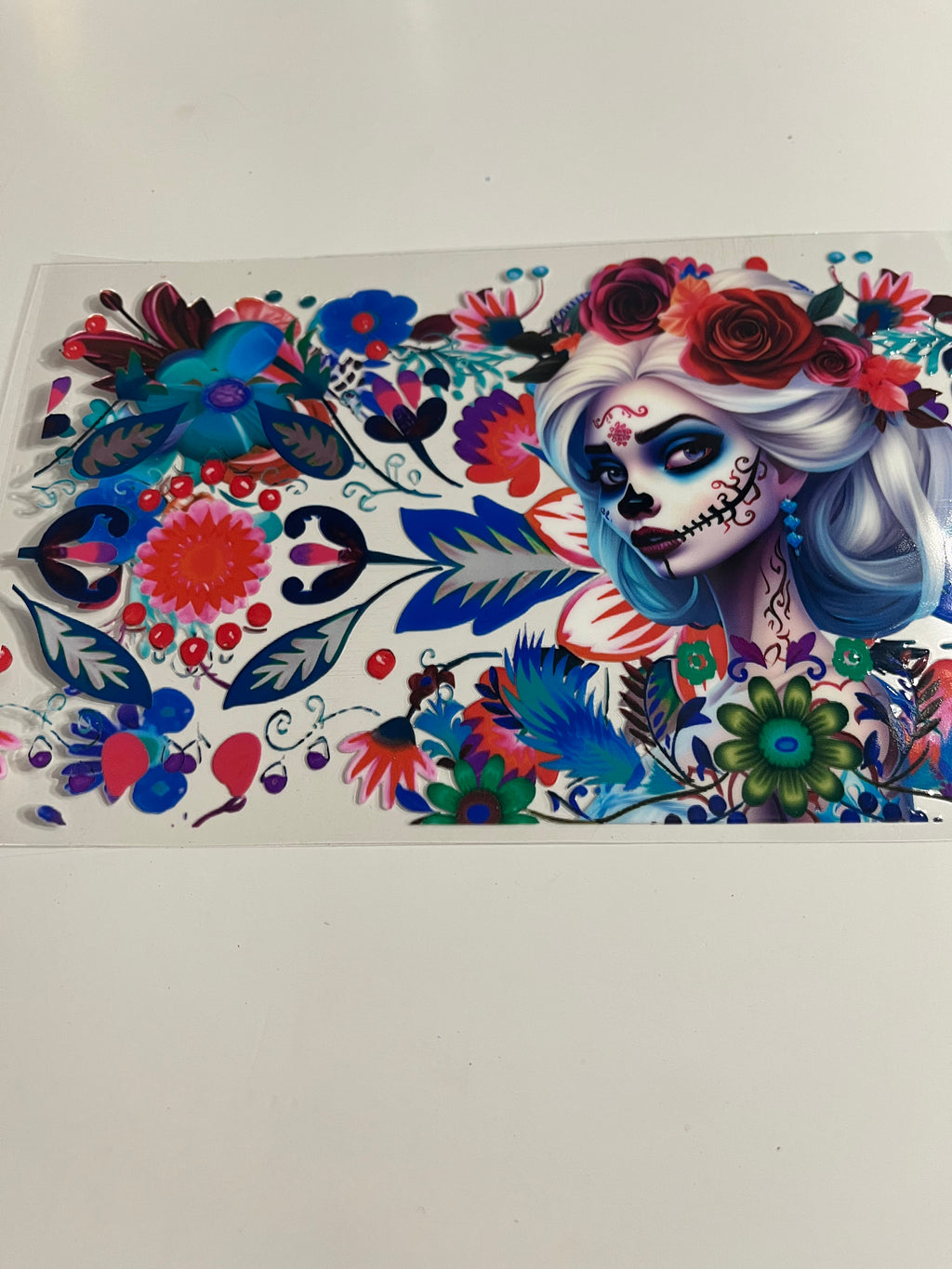 Dias de la muarte with flowers 1091