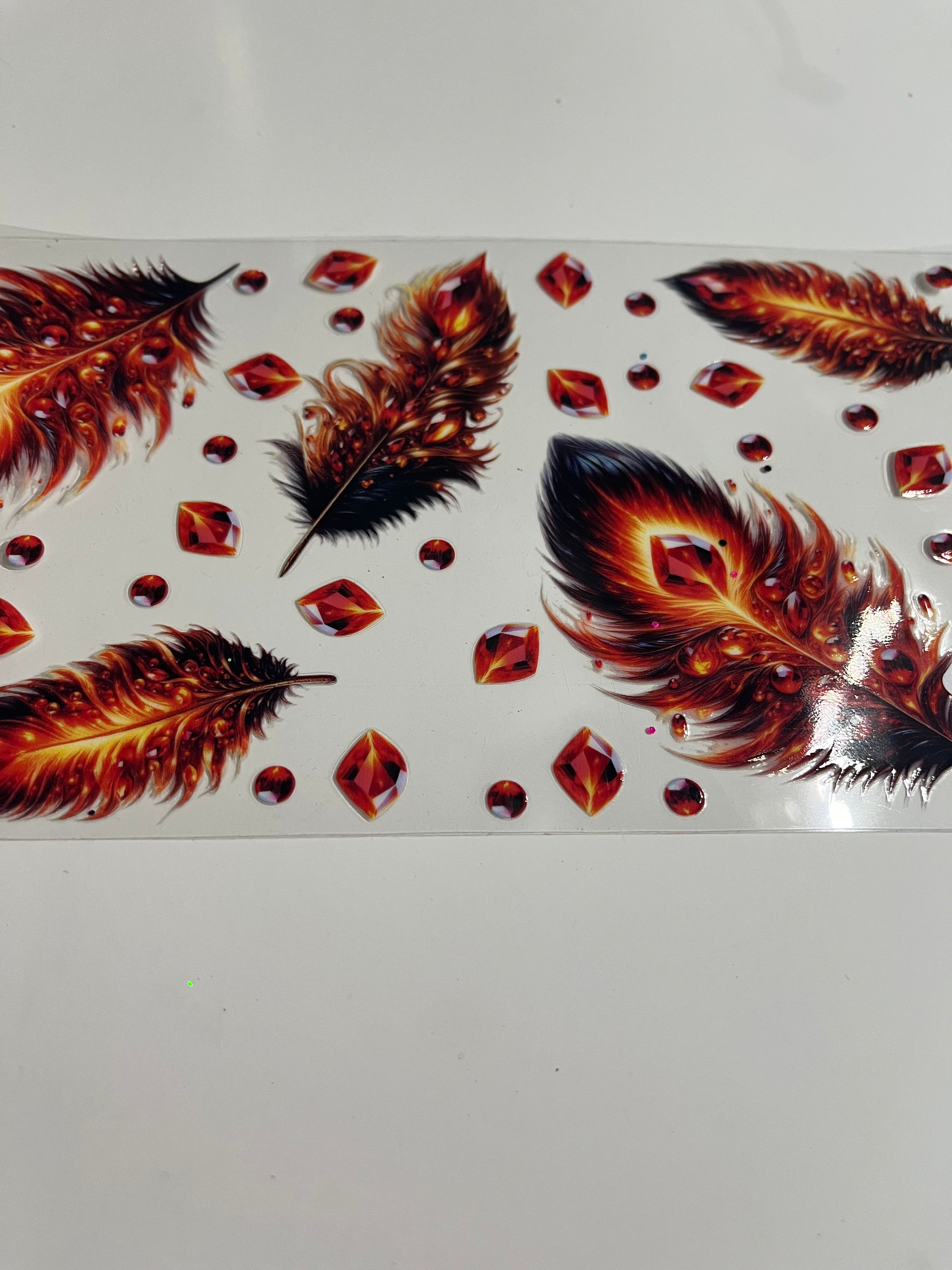 Red feathers 1093