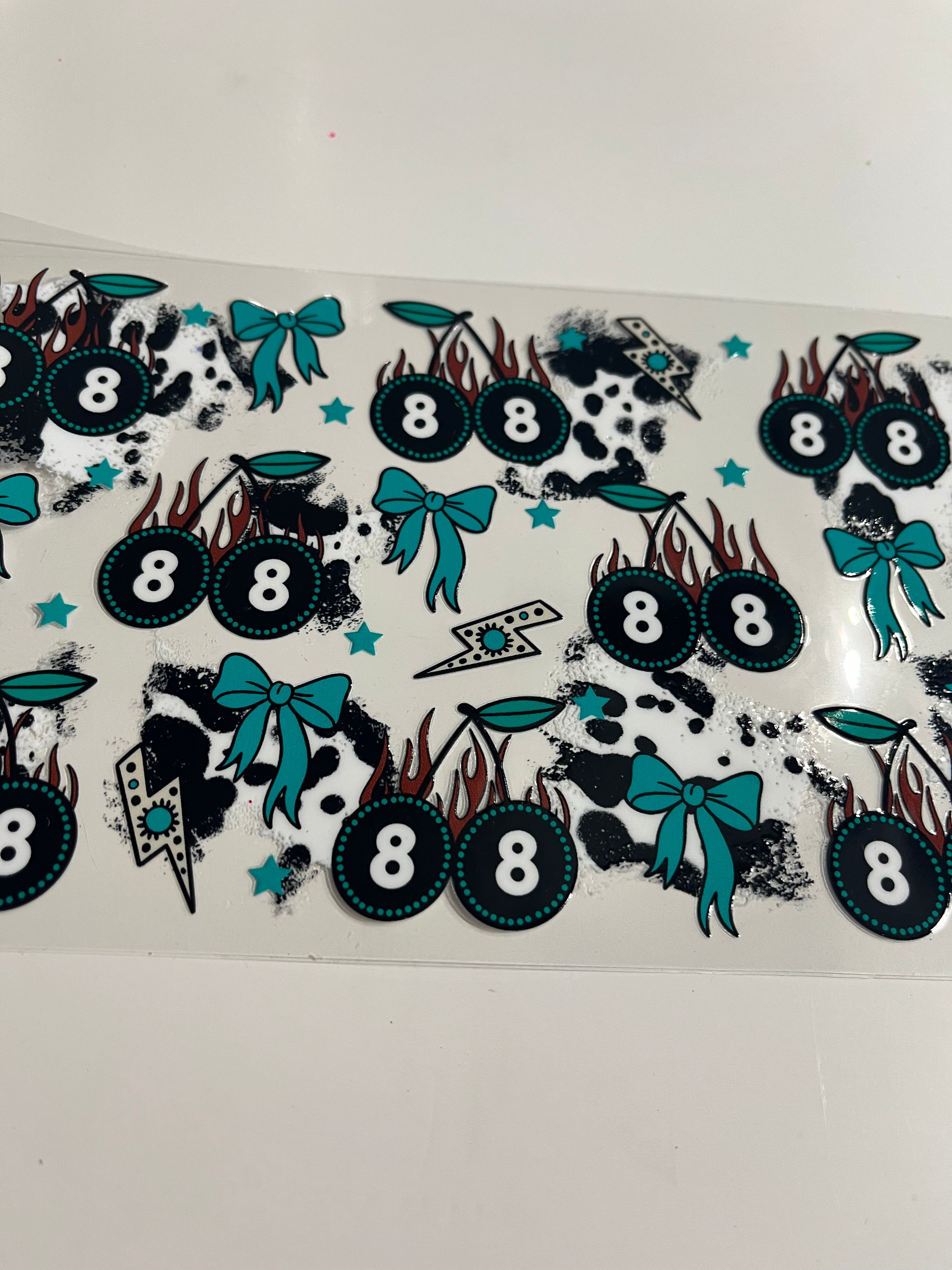 8 ball cherry western 1167