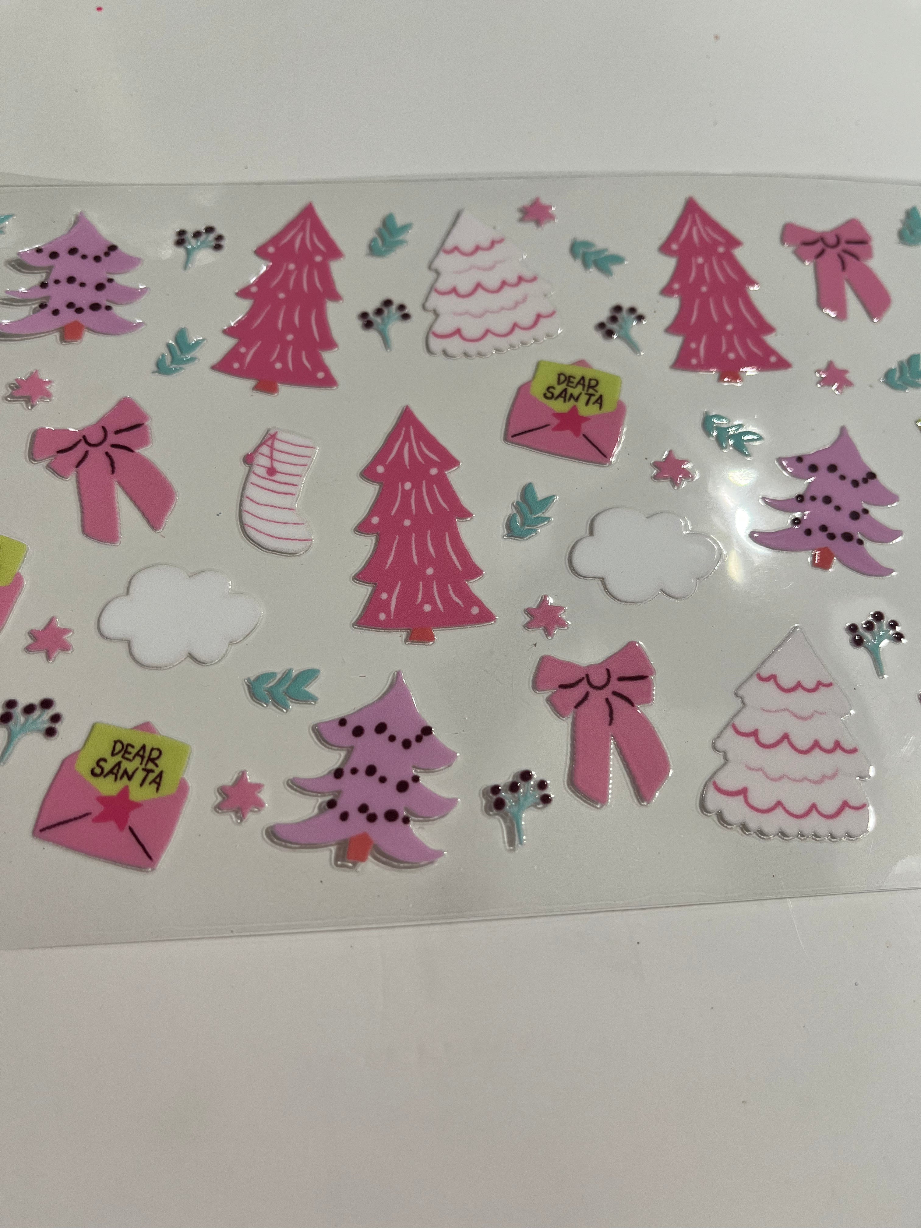 Pink Christmas theme 1182