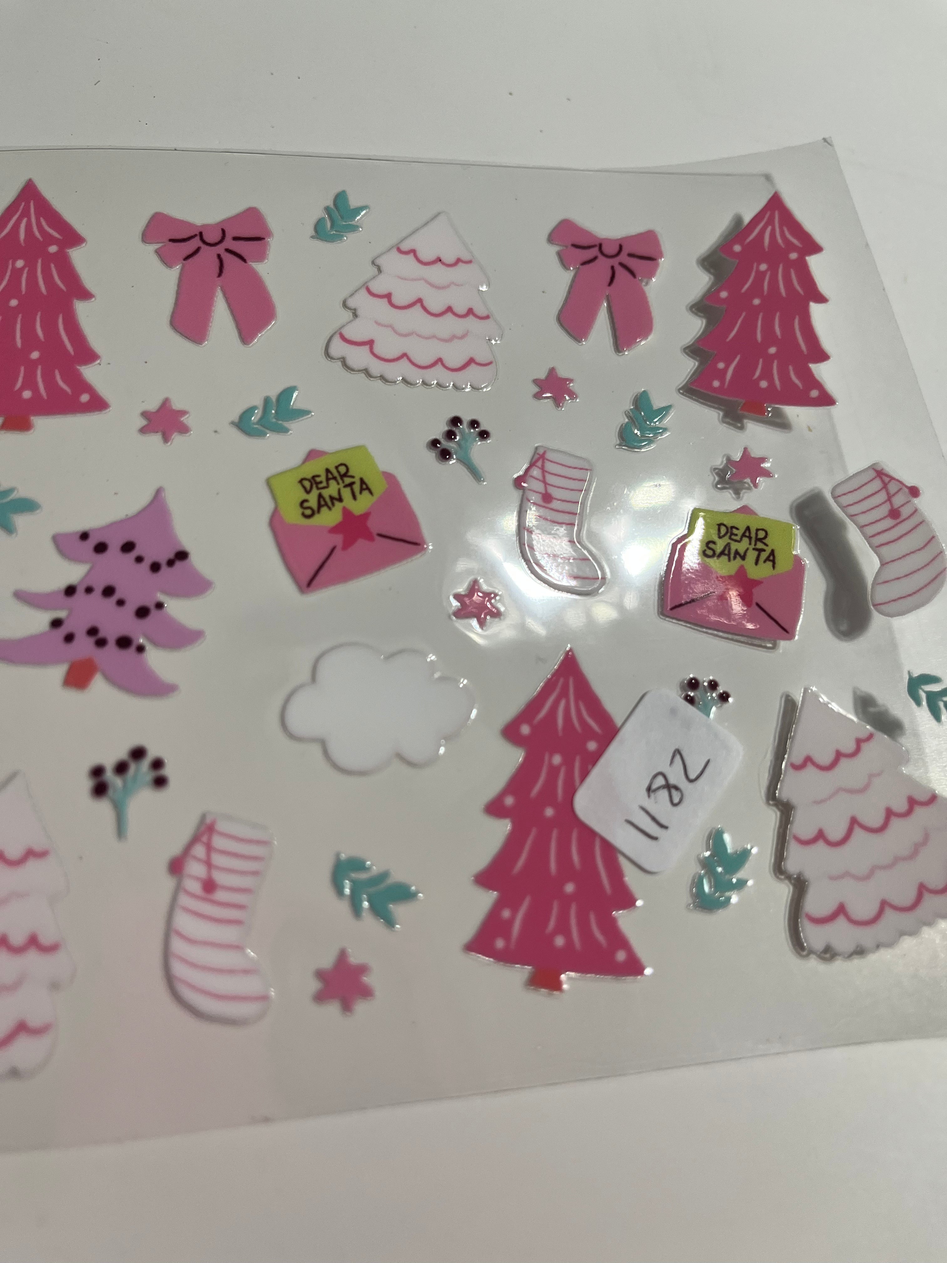 Pink Christmas theme 1182