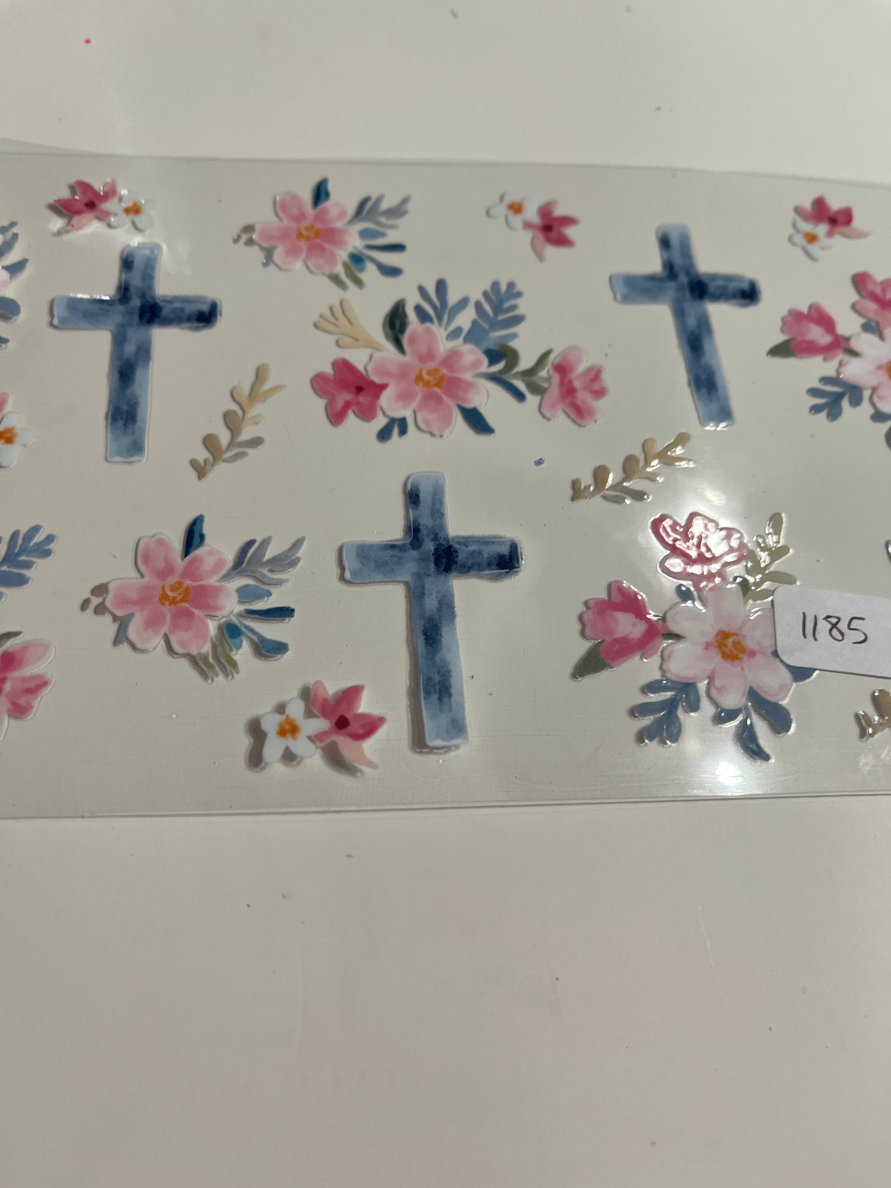 Faith and flowers 1185 cross
