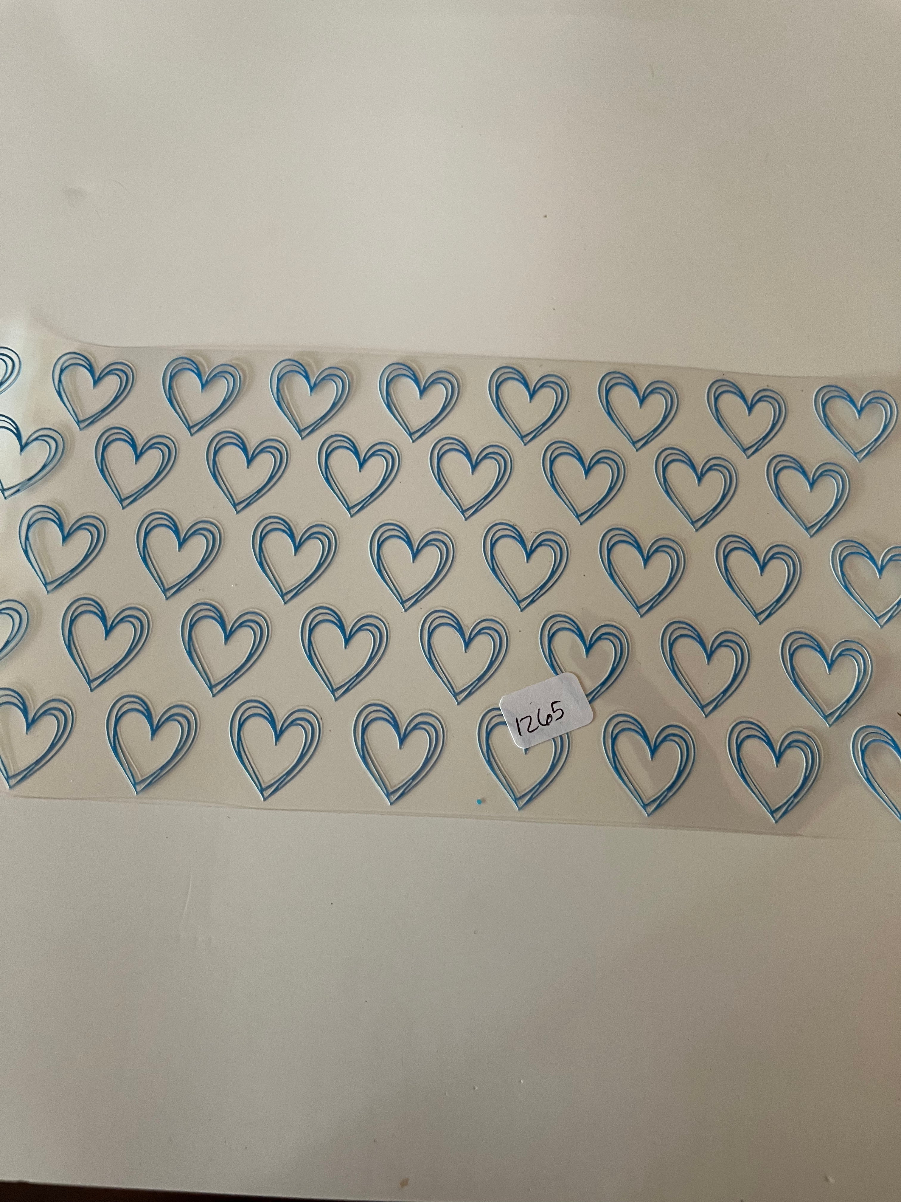Blue heart 1265
